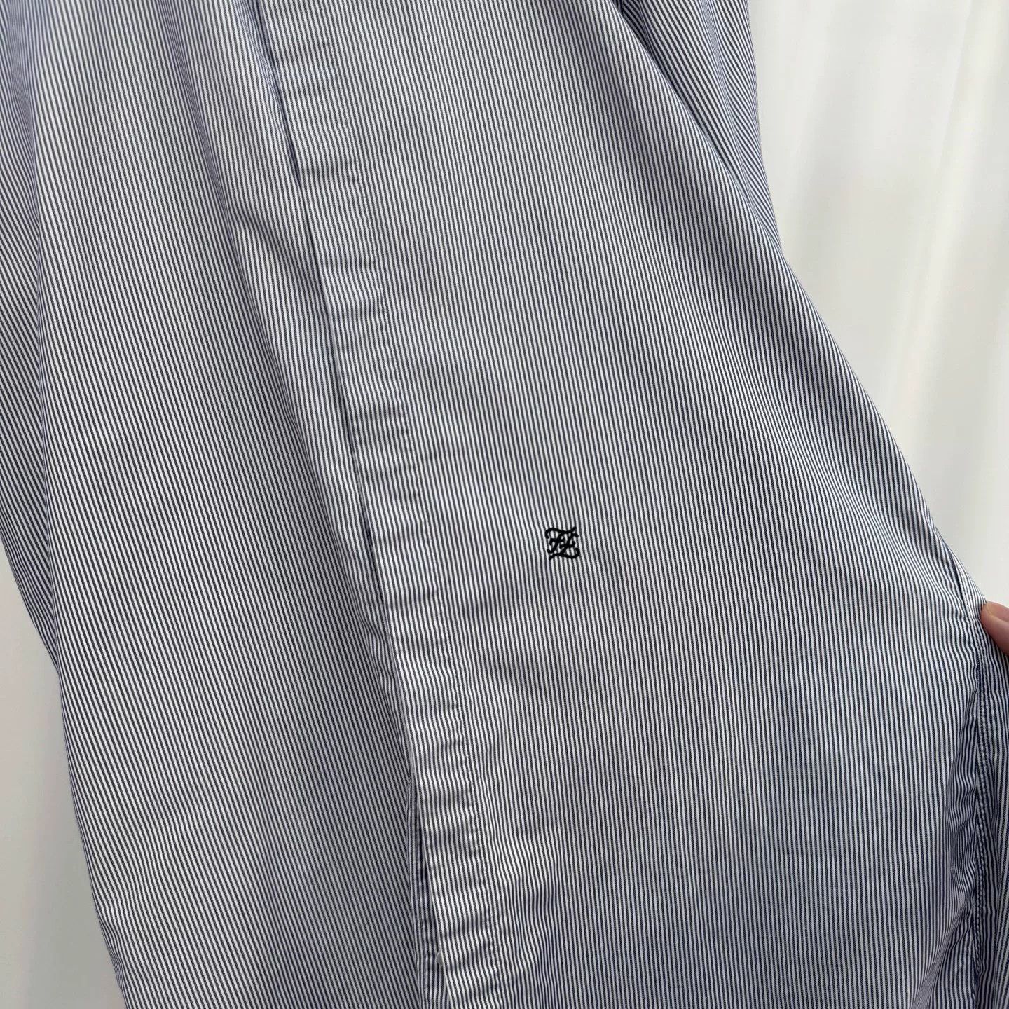 Fendi Fendi Striped Embroidered Letter Shirt Size S / US 4 / IT 40 - 5 Thumbnail