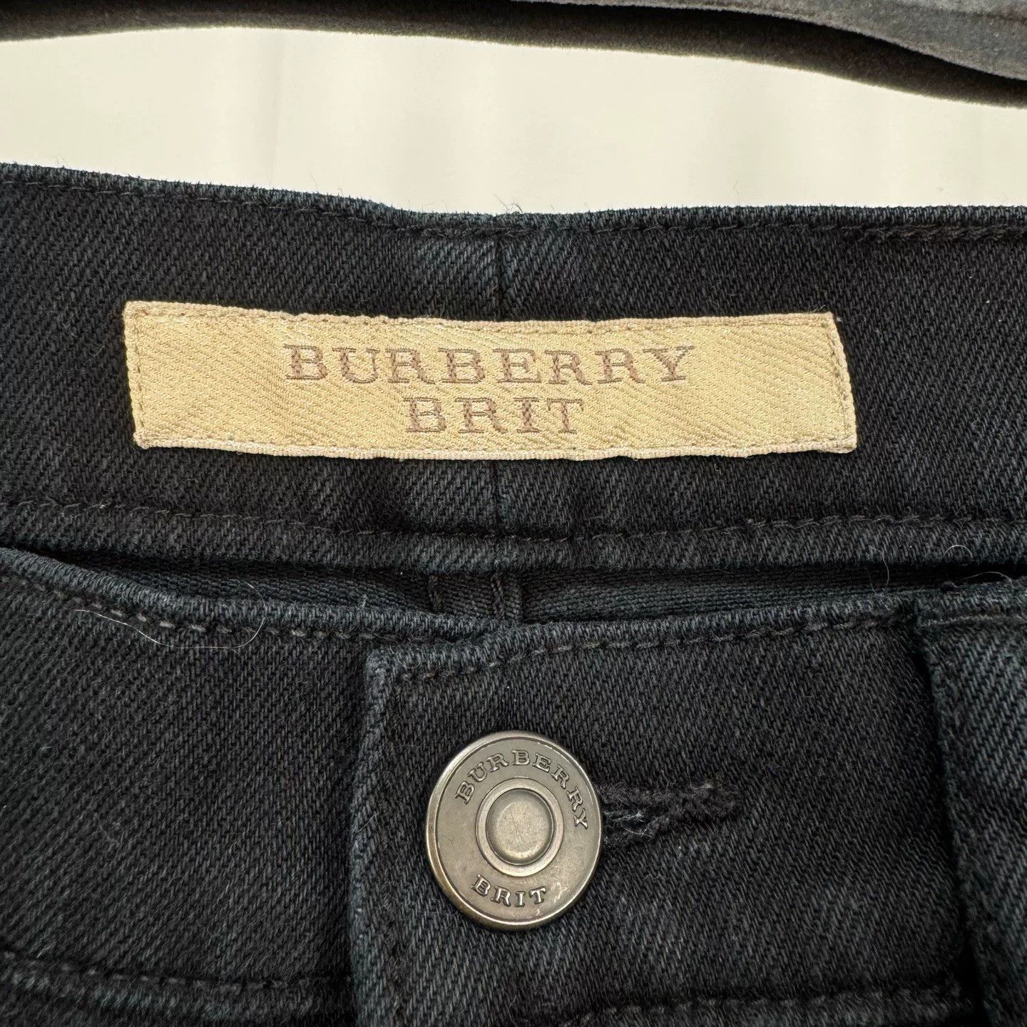 Burberry Burberry Black Leather Patch Jeans Size US 30 / EU 46 - 5 Thumbnail
