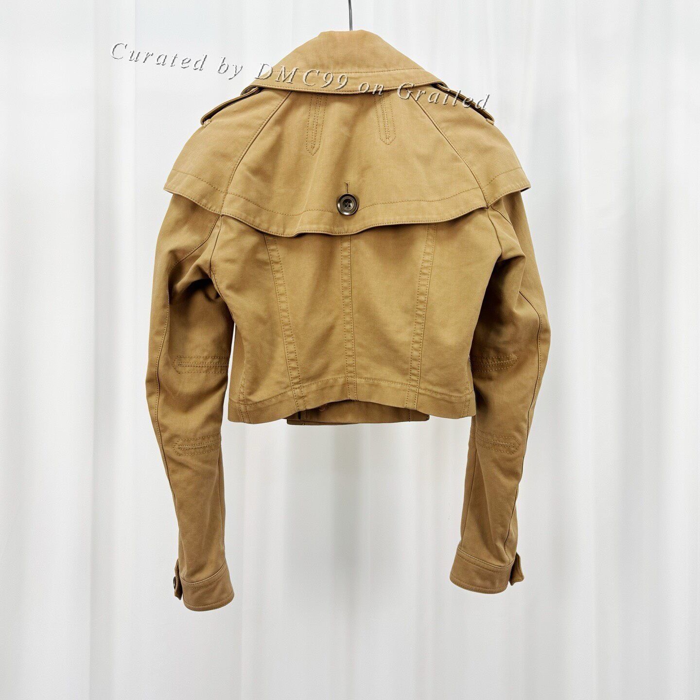 Burberry Burberry Caramel Double-Breasted Short Trench Size XXS / US 00 / IT 34 - 2 Thumbnail