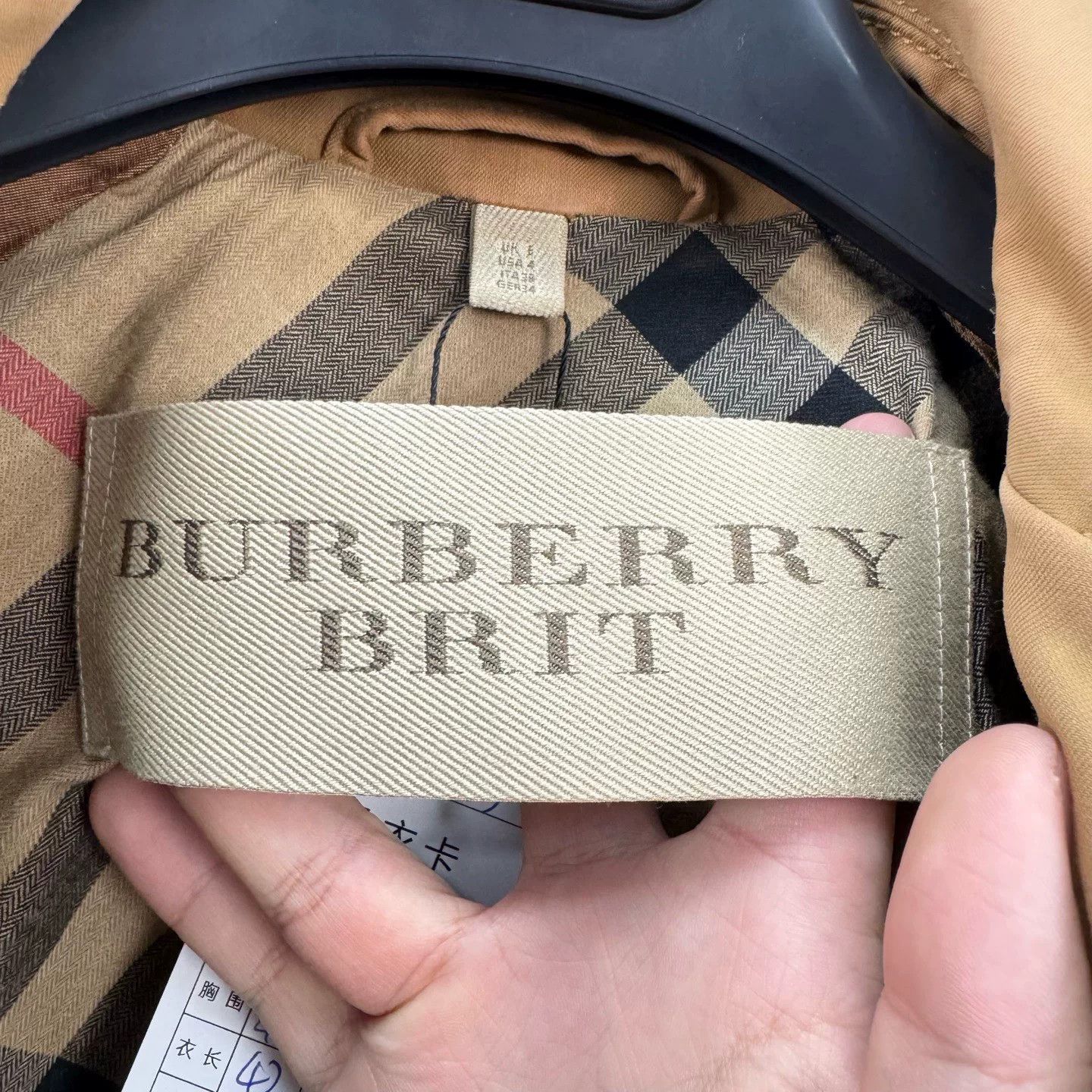 Burberry Burberry Caramel Double-Breasted Short Trench Size XXS / US 00 / IT 34 - 5 Thumbnail