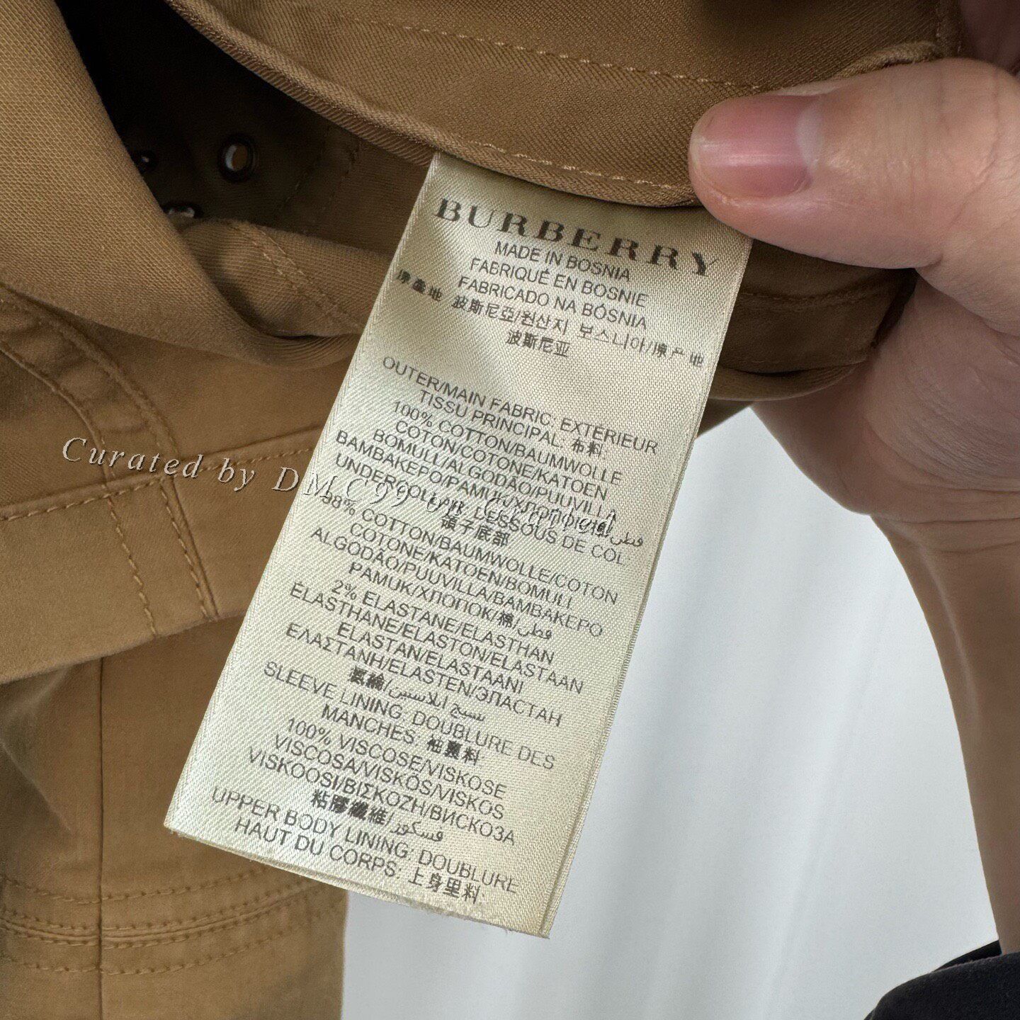Burberry Burberry Caramel Double-Breasted Short Trench Size XXS / US 00 / IT 34 - 6 Thumbnail