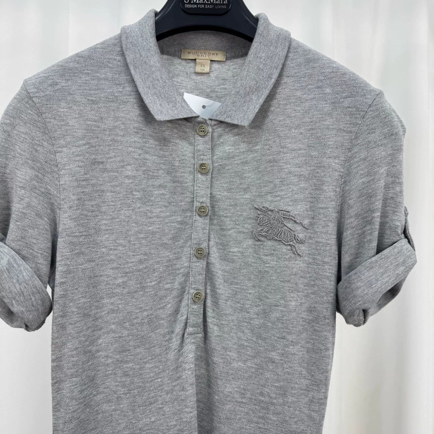 Burberry Burberry Embroidered Knight Polo Short Sleeve Size US XS / EU 42 / 0 - 3 Thumbnail