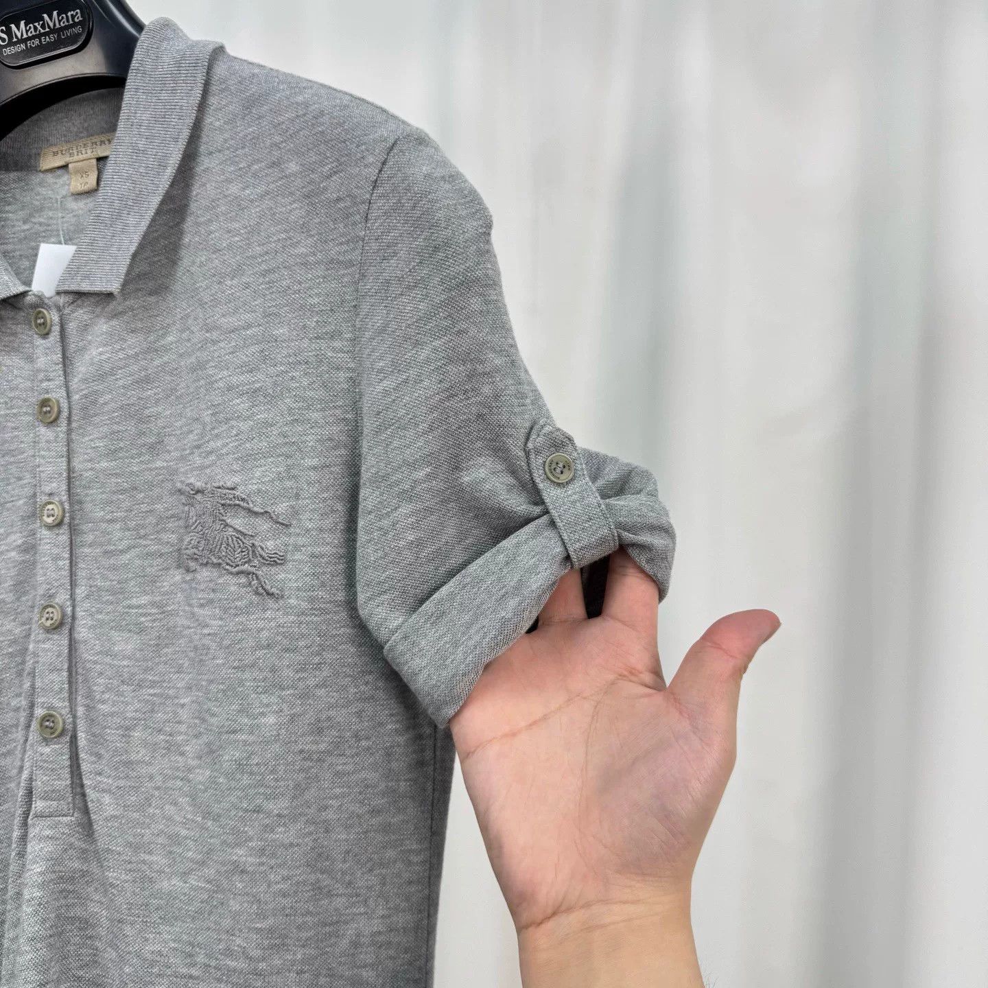Burberry Burberry Embroidered Knight Polo Short Sleeve Size US XS / EU 42 / 0 - 4 Thumbnail