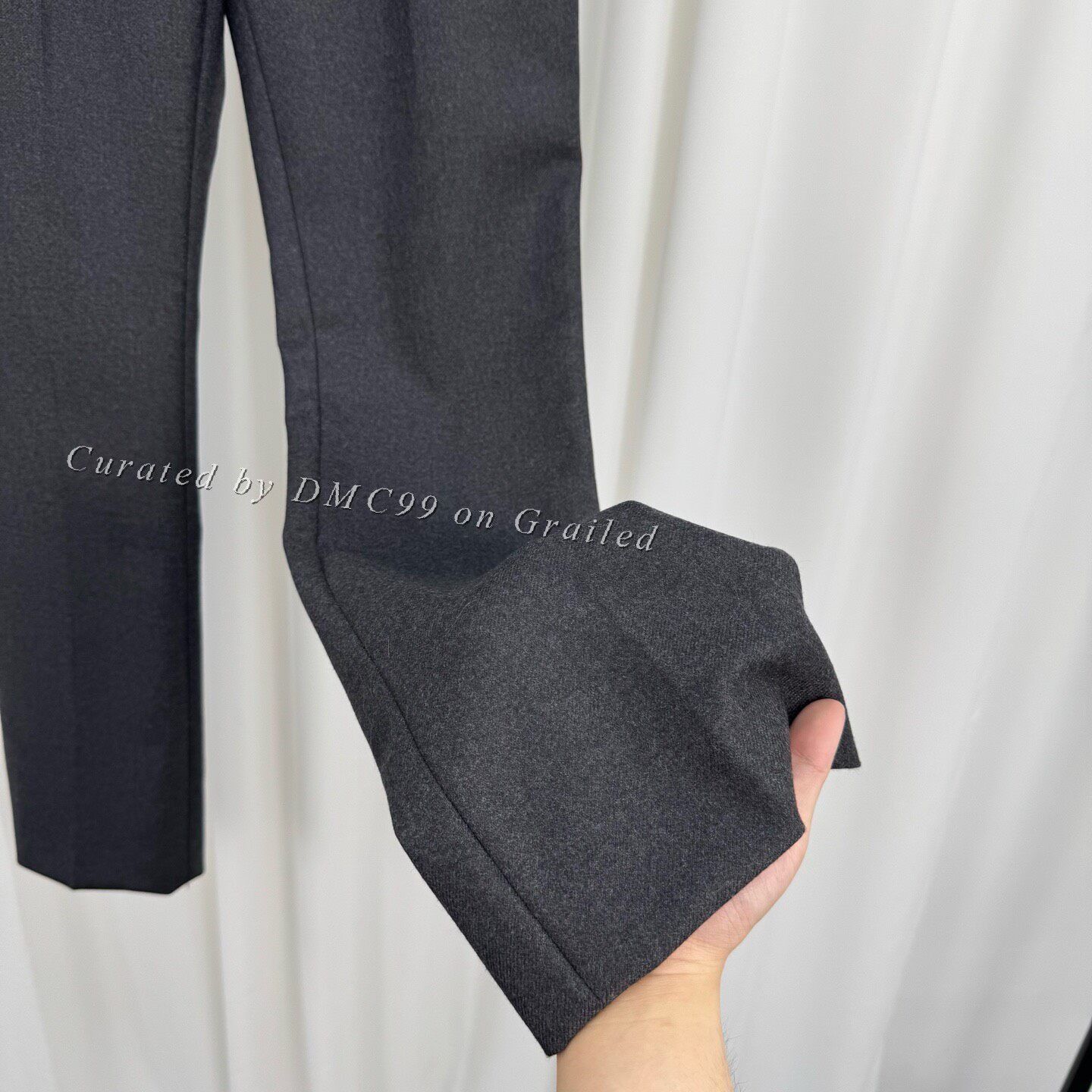 Dior Dior Gray Wool Suit Trousers Size US 34 / EU 50 - 4 Thumbnail
