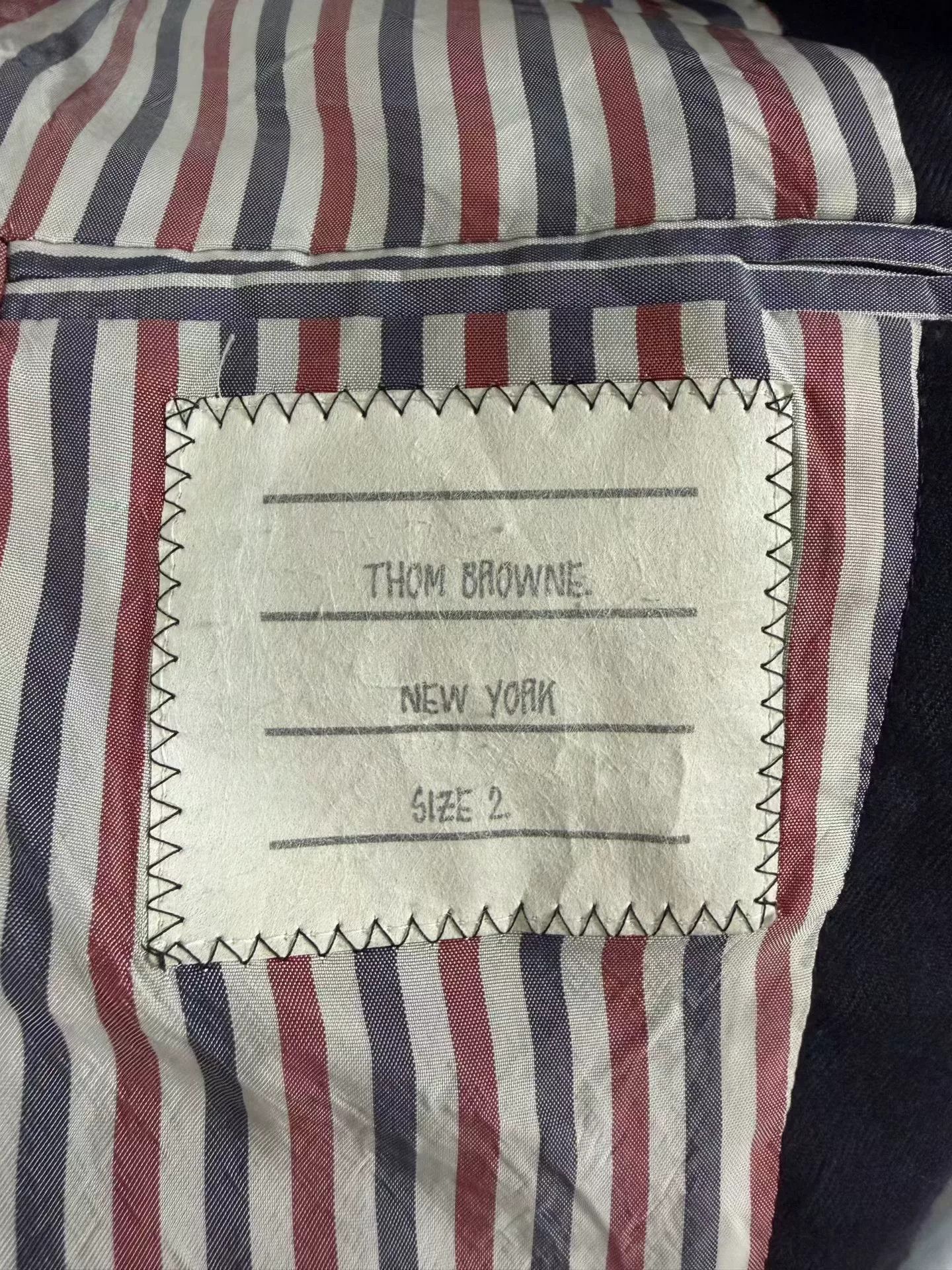 Thom Browne Thom Browne Wool Sleeve Badge Suit Size US M / EU 48-50 / 2 - 5 Thumbnail
