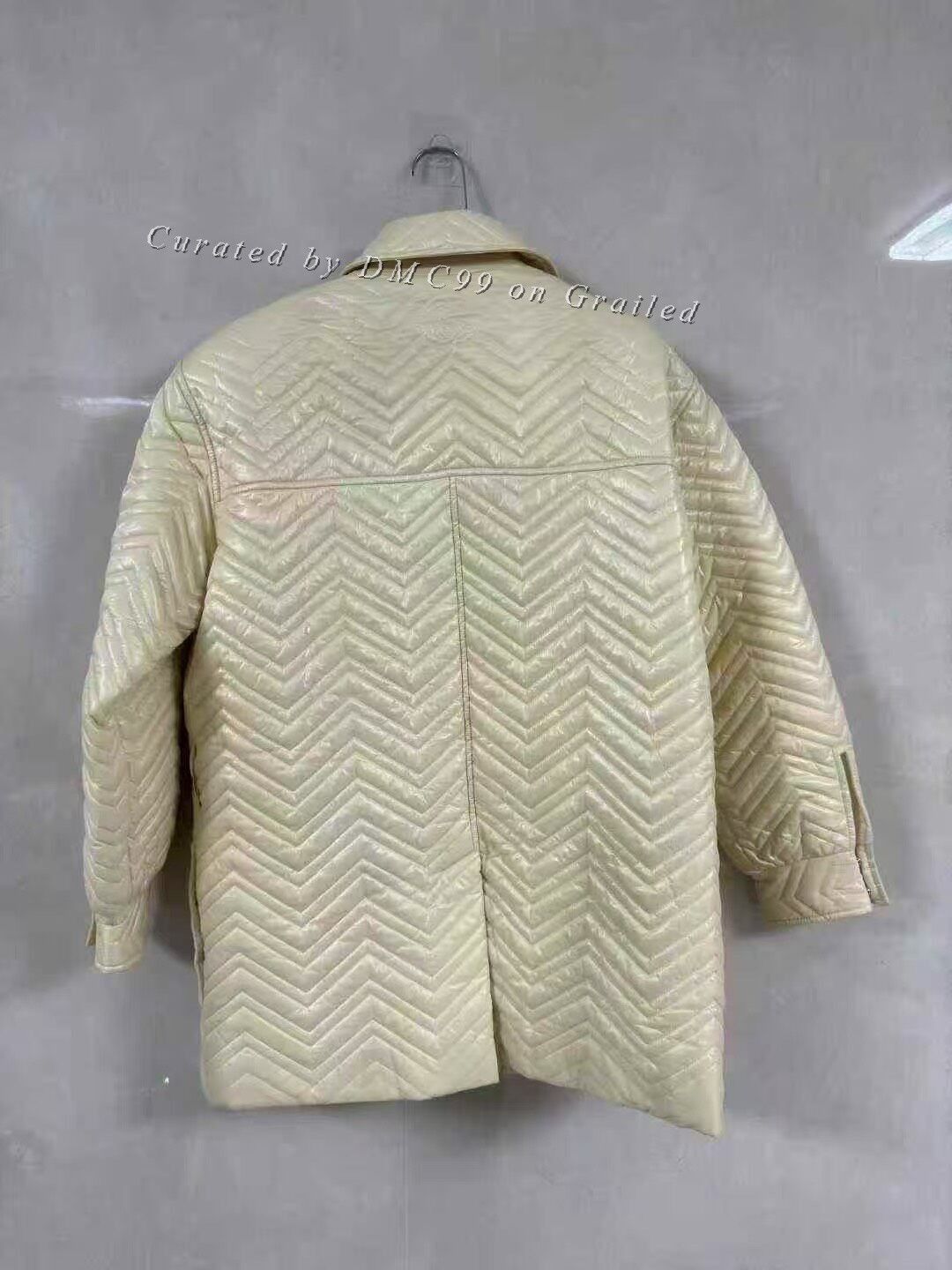 Gucci Gucci Beige Quilted Cotton Coat Size S / US 4 / IT 40 - 2 Thumbnail