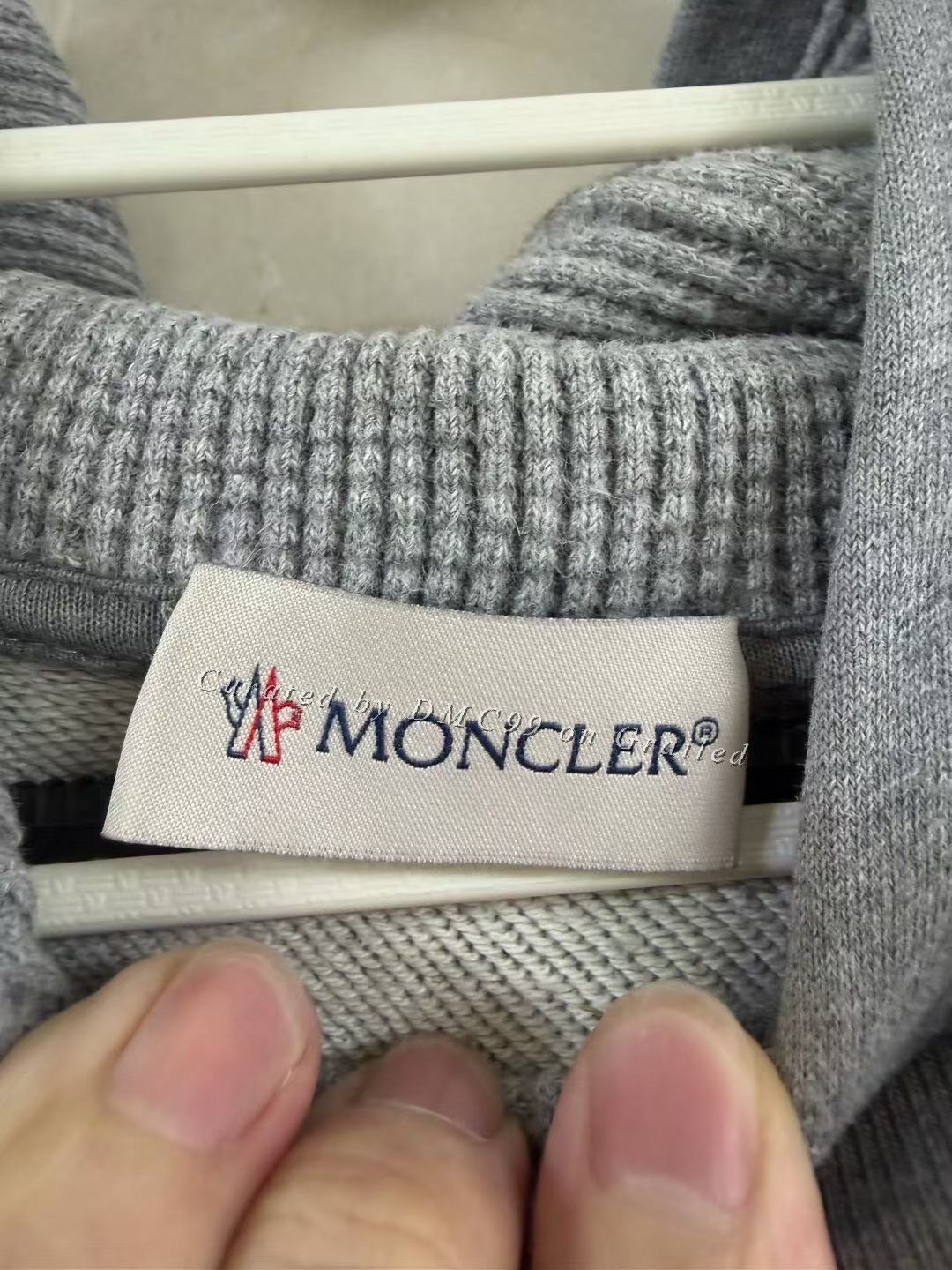 Moncler Moncler Gray Digital Hoodie Size US L / EU 52-54 / 3 - 3 Thumbnail