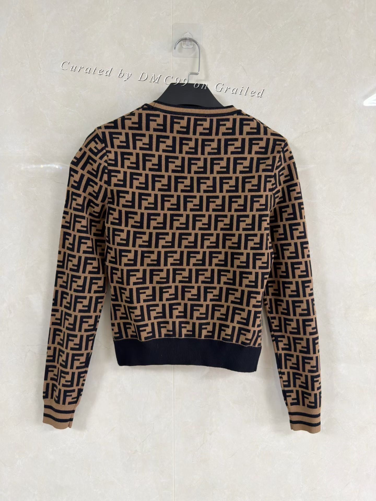 Fendi Fendi All-Over Print Knit Sweater Size XS / US 0-2 / IT 36-38 - 2 Thumbnail