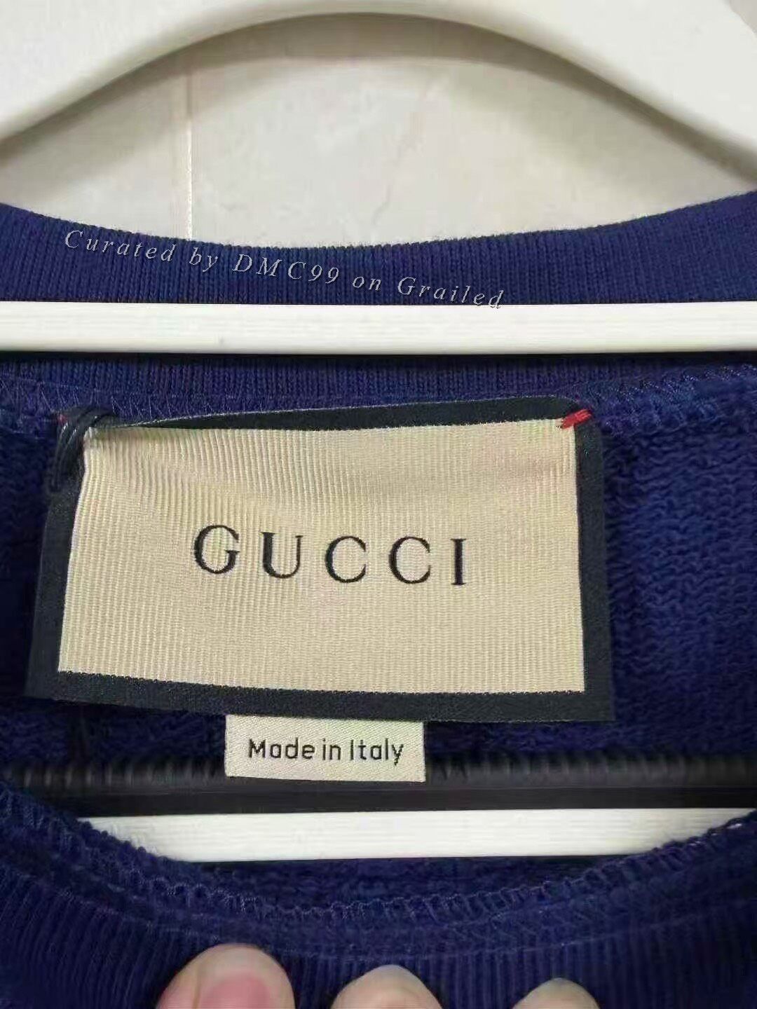 Gucci Gucci Blue Constellation Logo Long-Sleeve Sweatshirt Size XS / US 0-2 / IT 36-38 - 3 Thumbnail