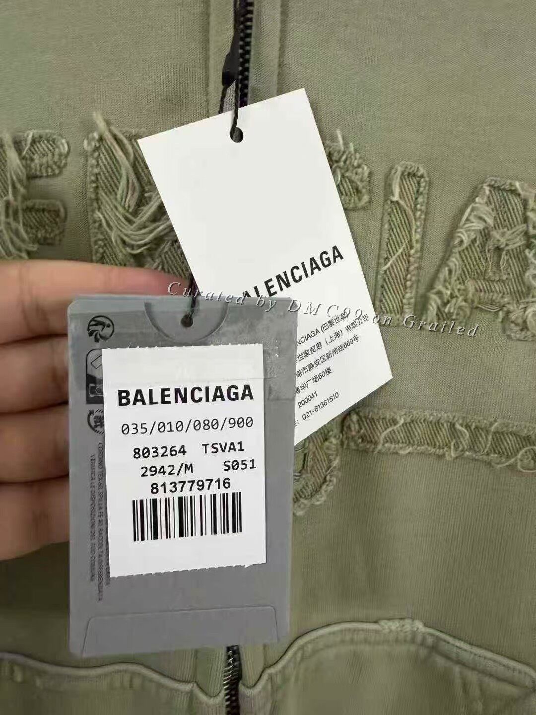 Balenciaga Balenciaga Solid Zip Hooded Sweatshirt Jacket Size US M / EU 48-50 / 2 - 5 Thumbnail