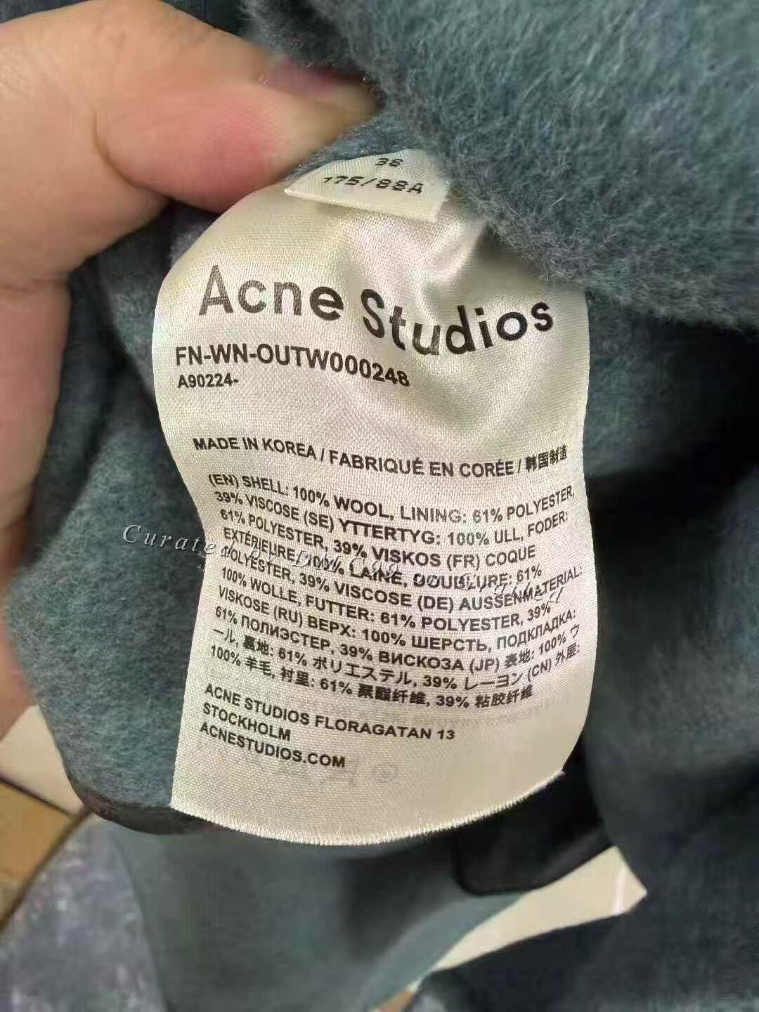 Acne Studios Acne Studios Wool Coat Size S / US 4 / IT 40 - 4 Thumbnail