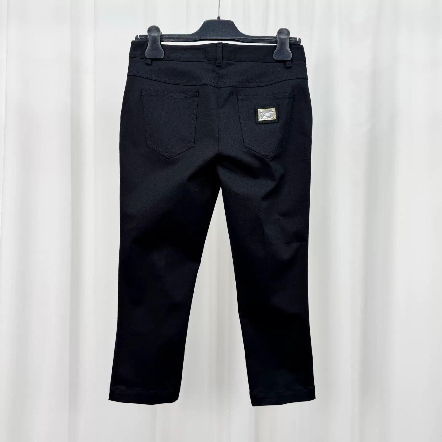 Dolce & Gabbana Dolce&Gabbana Black Logo Casual Pants Size US 40 / EU 56 - 2 Thumbnail