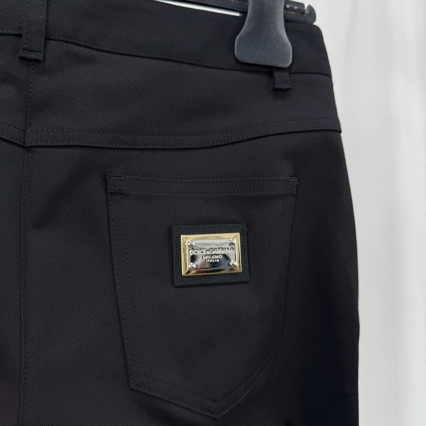 Dolce & Gabbana Dolce&Gabbana Black Logo Casual Pants Size US 40 / EU 56 - 5 Thumbnail