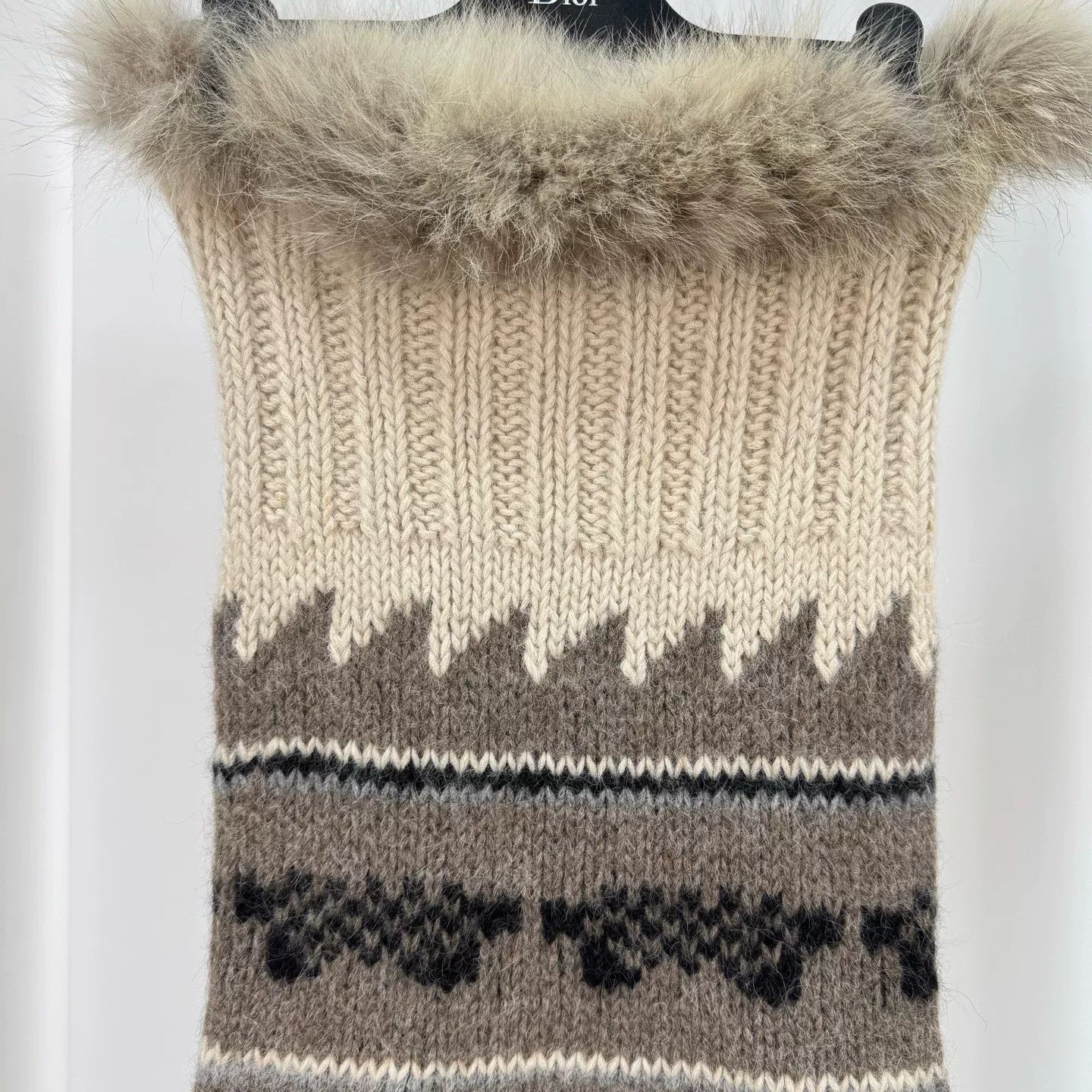 Hermes Hermes Wool Knit Jacquard Strapless Dress Size M / US 6-8 / IT 42-44 - 3 Thumbnail