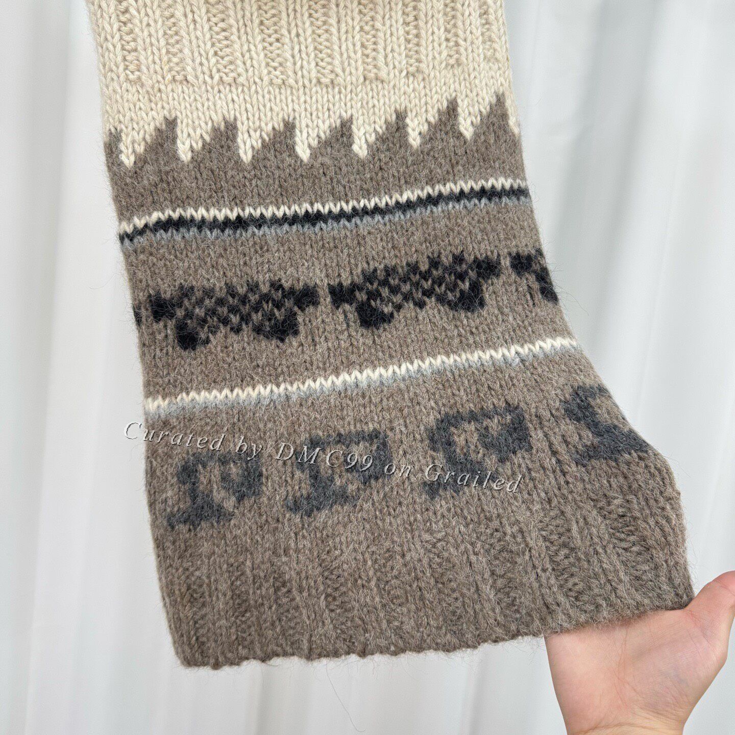 Hermes Hermes Wool Knit Jacquard Strapless Dress Size M / US 6-8 / IT 42-44 - 4 Thumbnail
