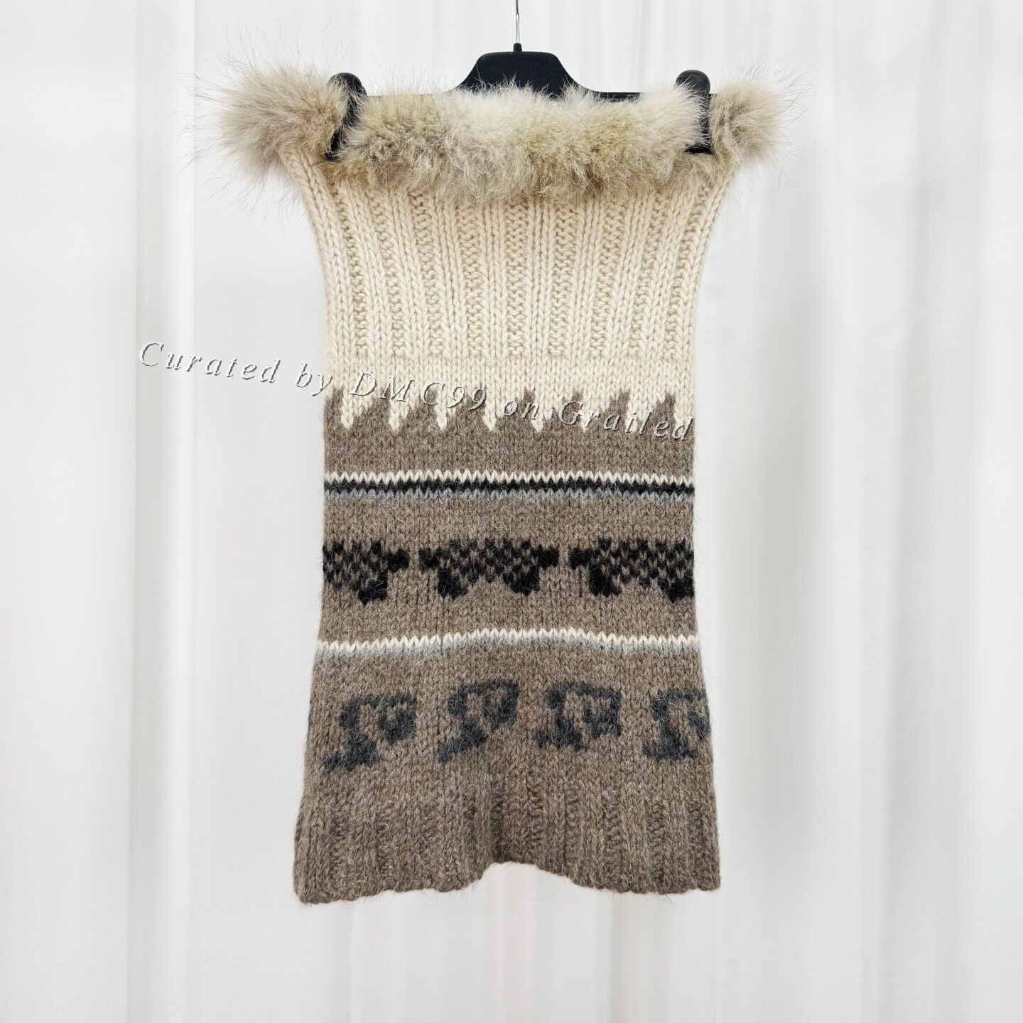 Hermes Hermes Wool Knit Jacquard Strapless Dress Size M / US 6-8 / IT 42-44 - 2 Thumbnail