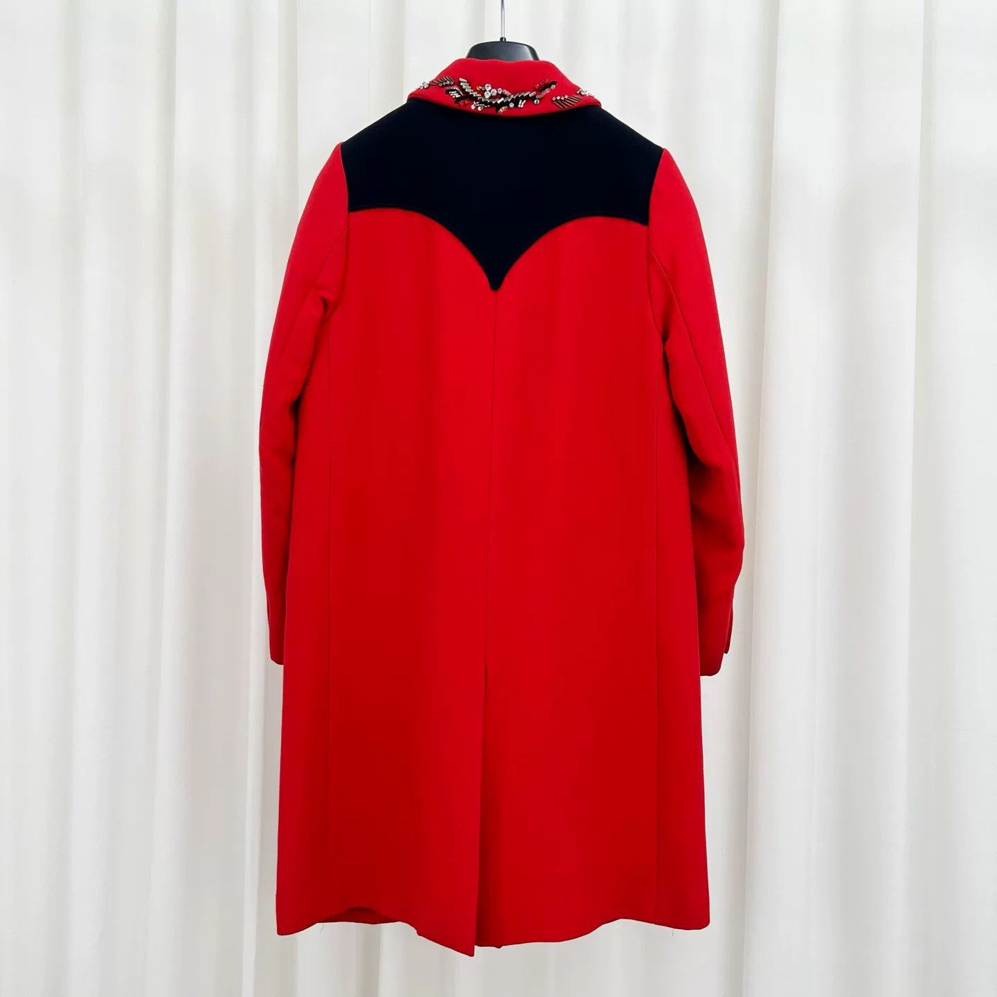Miu Miu Miu Miu Runway Crystal Beaded Wool Coat Size S / US 4 / IT 40 - 2 Thumbnail