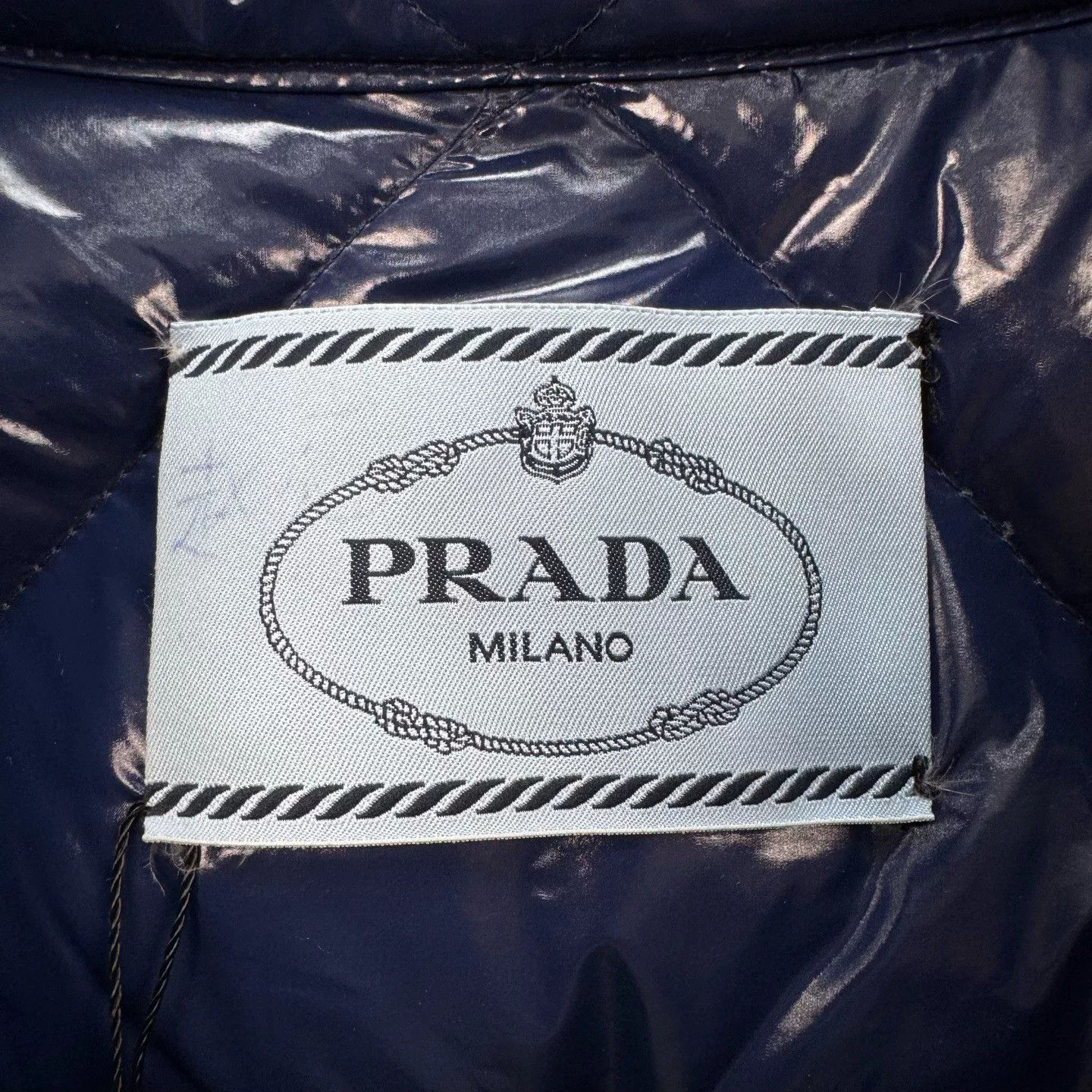 Prada Prada Shiny Quilted Logo Print Down Jacket Size XS / US 0-2 / IT 36-38 - 5 Thumbnail