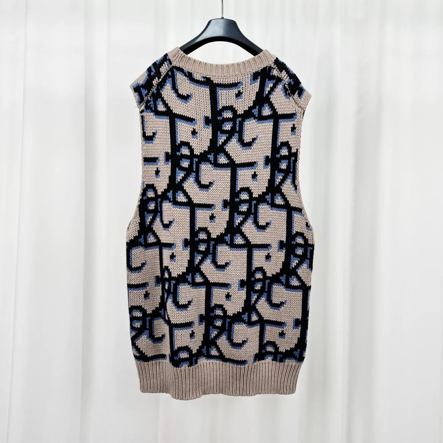 Dior Dior Travis Scott Monogram Knit Vest Size US S / EU 44-46 / 1 - 2 Thumbnail