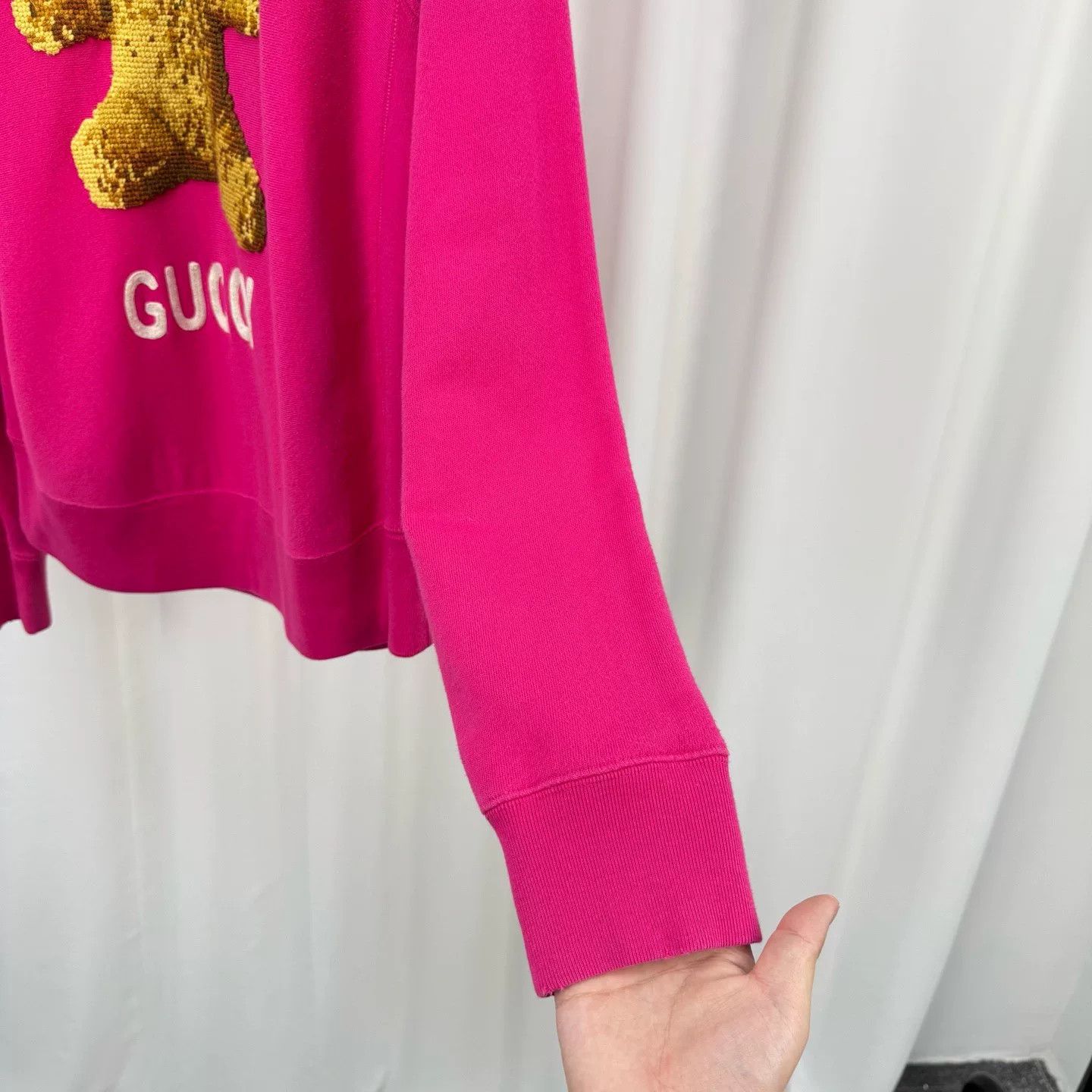 Gucci Gucci Embroidered Bear Letter Sweatshirt Size M / US 6-8 / IT 42-44 - 4 Thumbnail