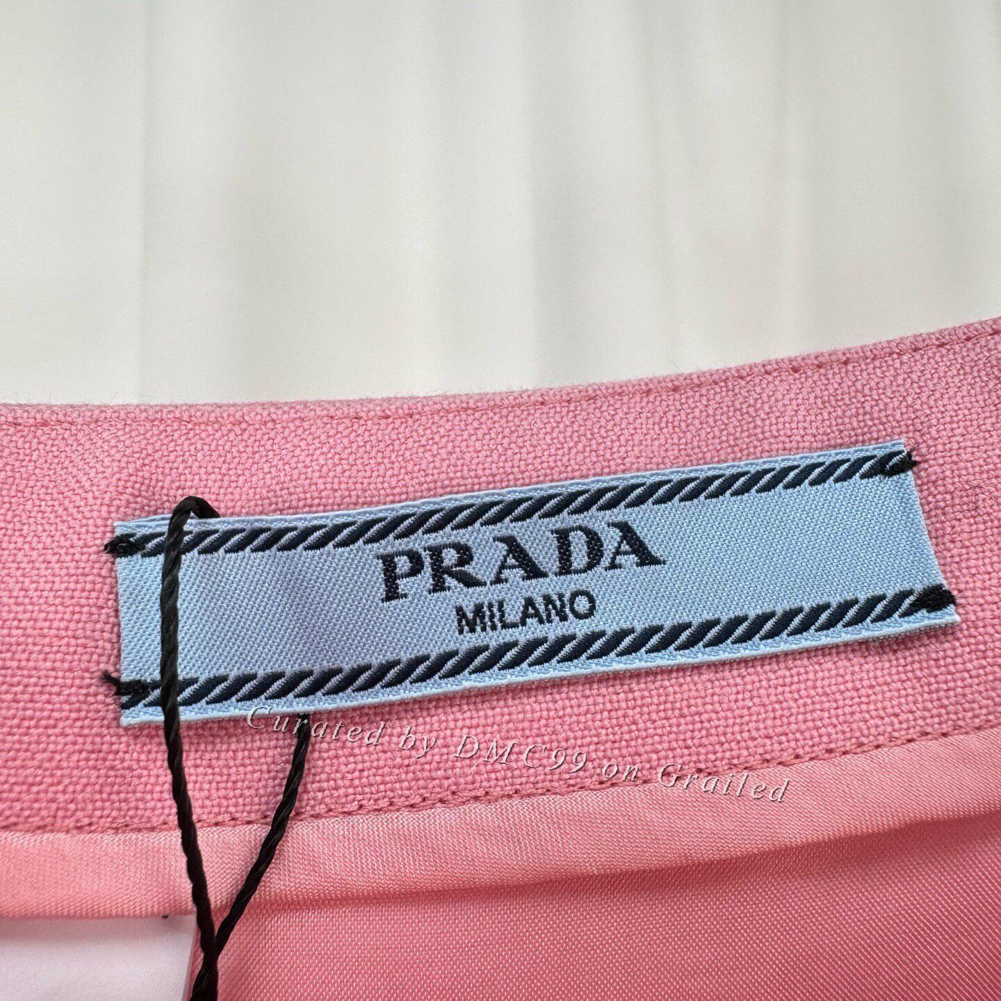 Prada Prada New Pink Wool Split Midi Skirt Size 38" / US 16 / IT 52 - 5 Thumbnail