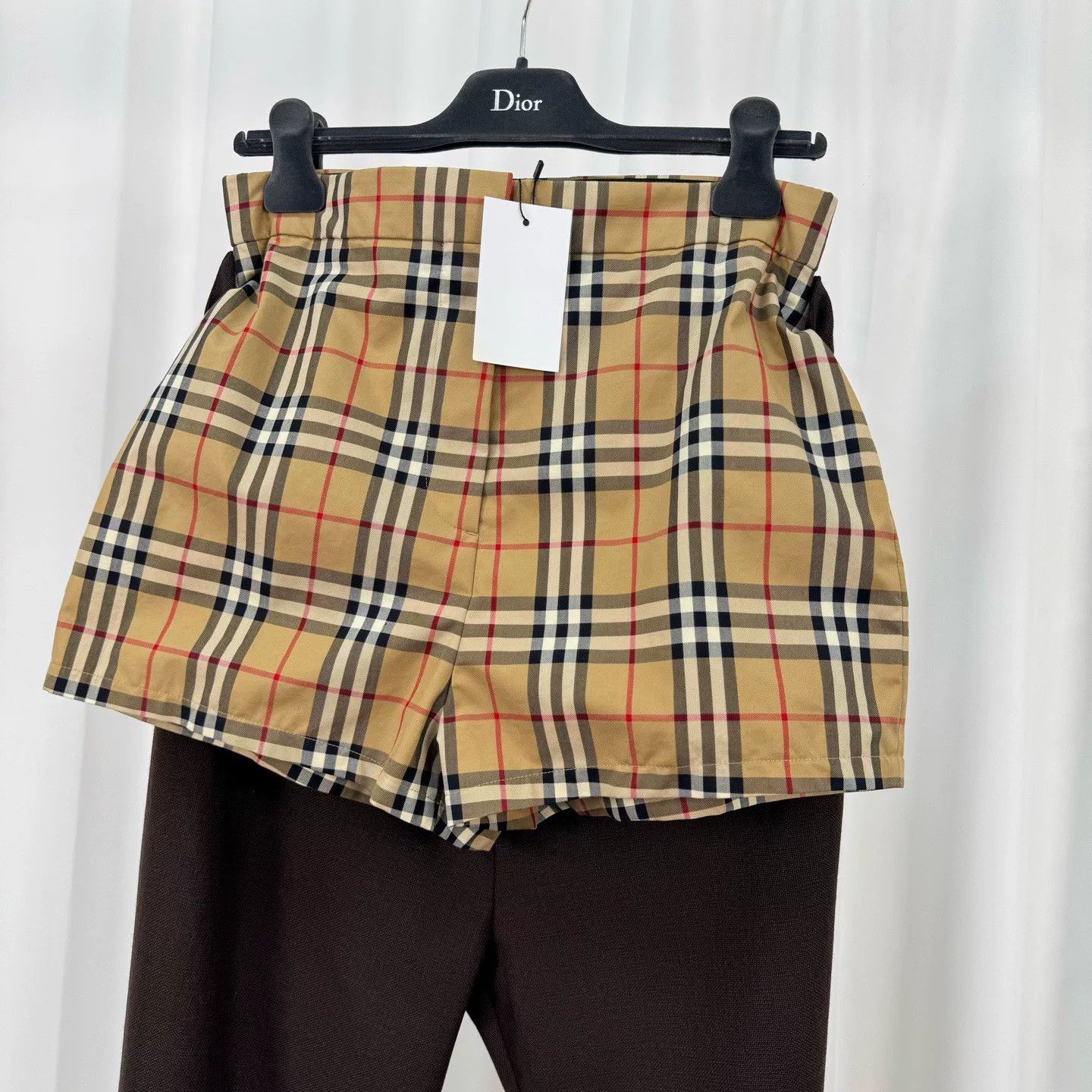 Burberry Burberry Runway Two-in-One Plaid Wool Pants Size 38" / US 16 / IT 52 - 5 Thumbnail