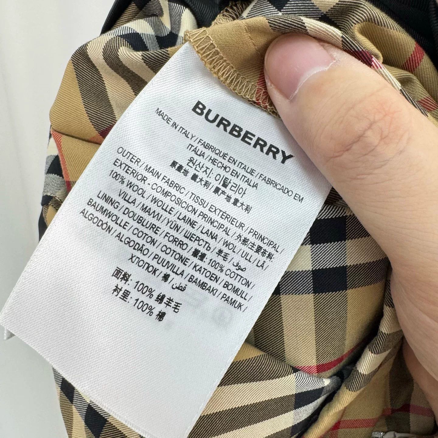 Burberry Burberry Runway Two-in-One Plaid Wool Pants Size 38" / US 16 / IT 52 - 7 Thumbnail