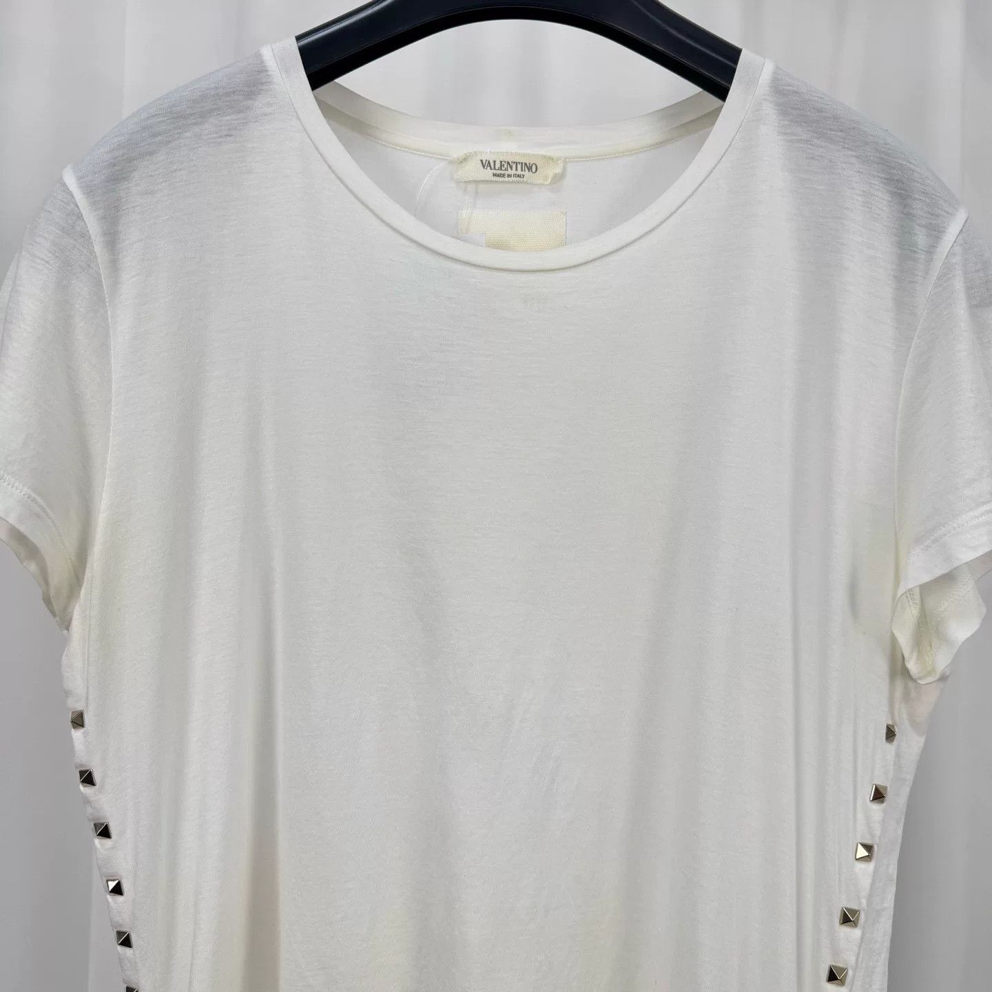 Valentino Valentino Studded Short Sleeve Size L / US 10 / IT 46 - 3 Thumbnail