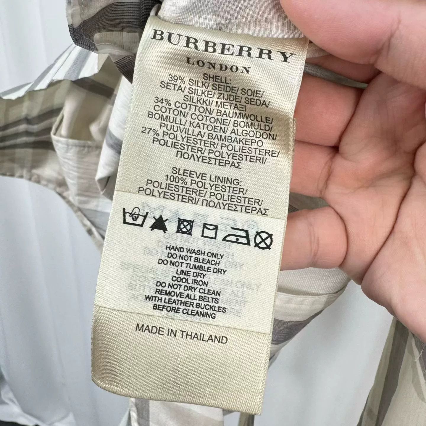 Burberry Burberry Double-Breasted Check Trench Coat Size XS / US 0-2 / IT 36-38 - 7 Thumbnail