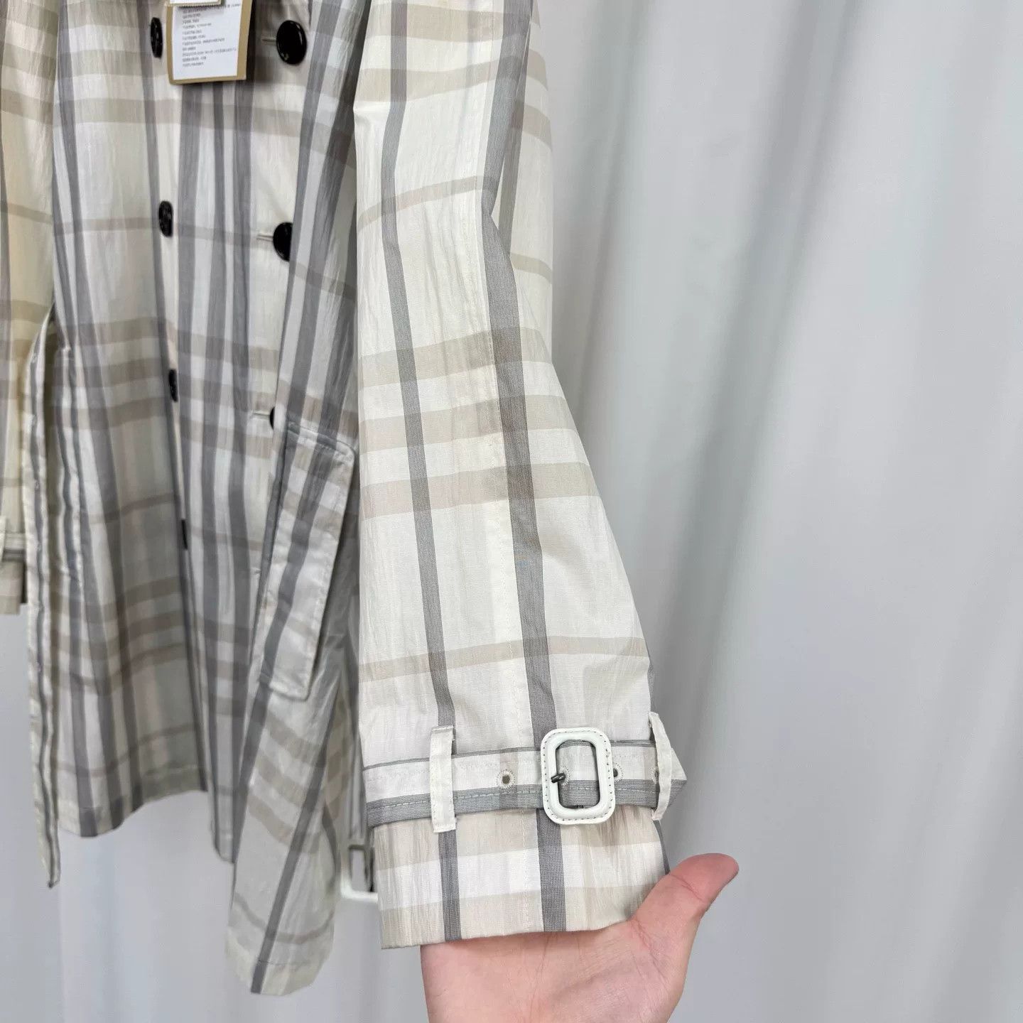 Burberry Burberry Double-Breasted Check Trench Coat Size XS / US 0-2 / IT 36-38 - 4 Thumbnail