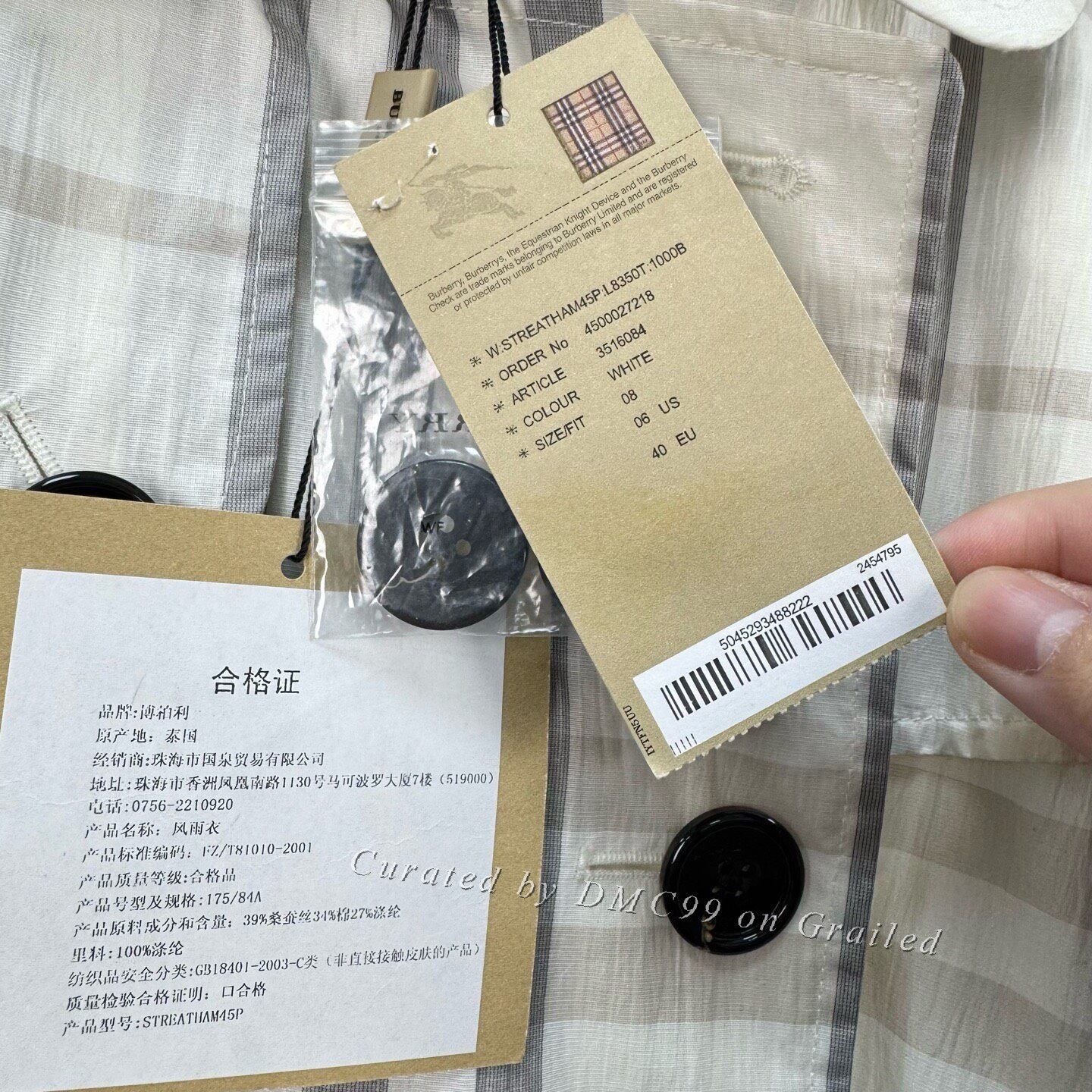 Burberry Burberry Double-Breasted Check Trench Coat Size XS / US 0-2 / IT 36-38 - 5 Thumbnail