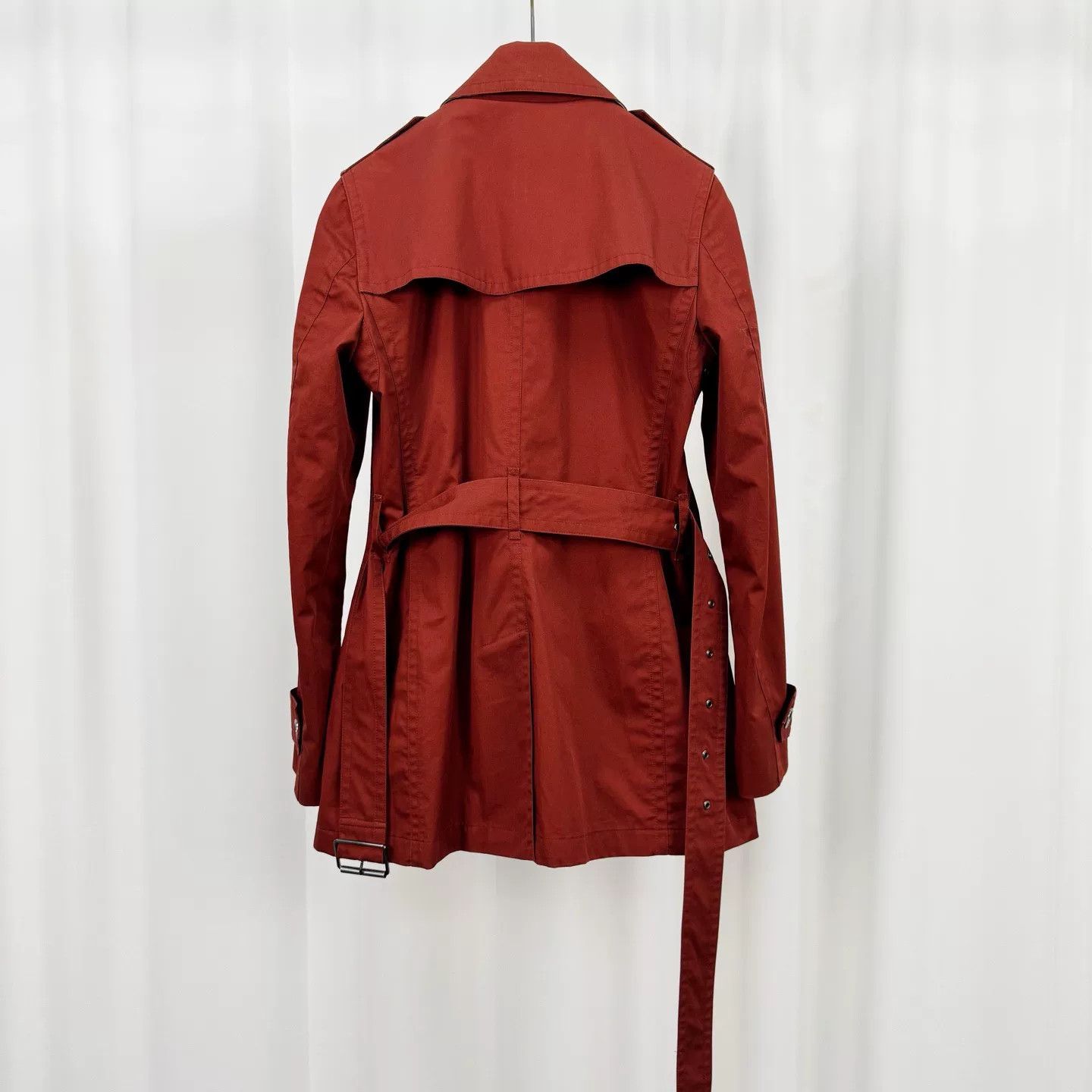 Burberry Burberry Double-Breasted Check Trench Coat Size S / US 4 / IT 40 - 2 Thumbnail