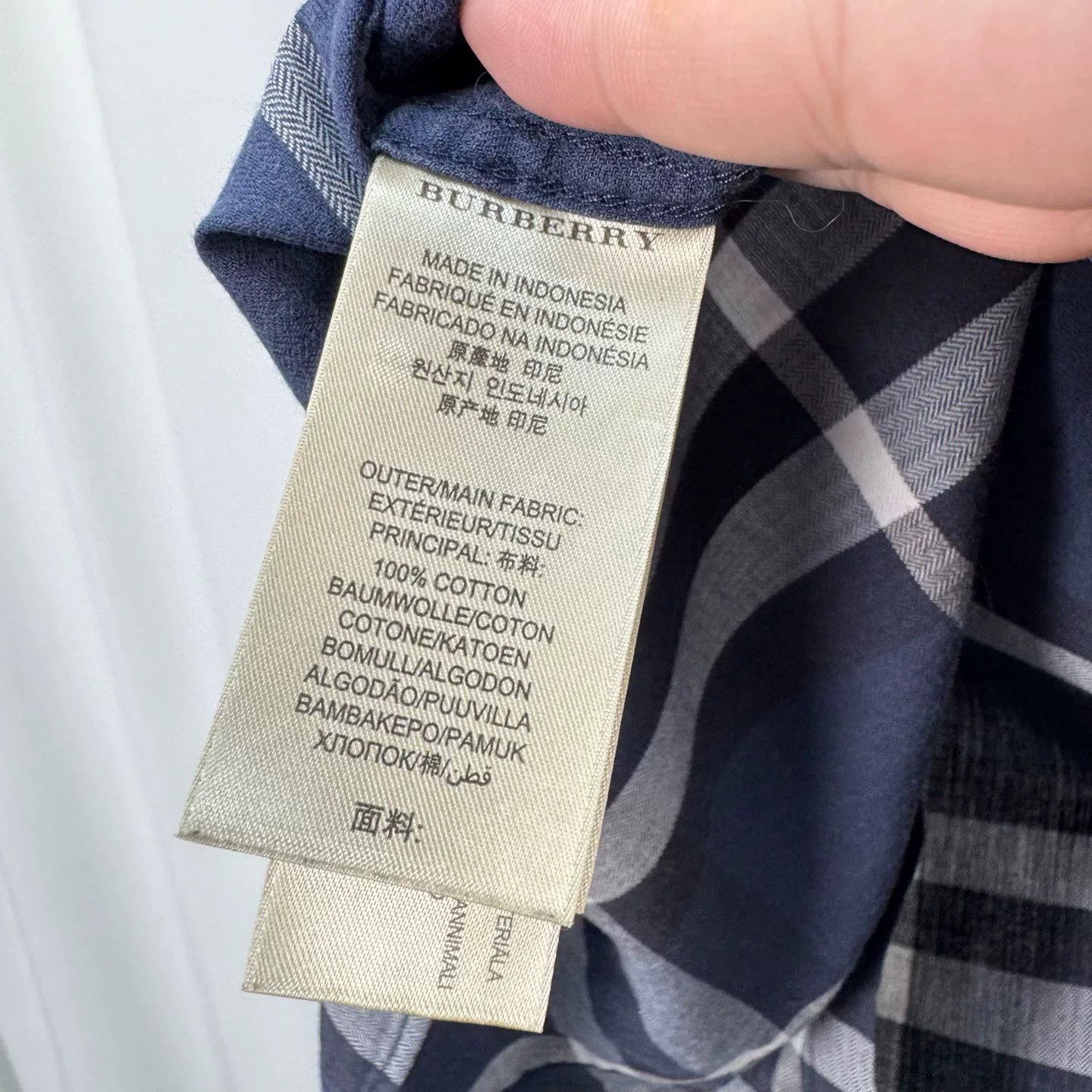Burberry Burberry Check Long Sleeve Shirt Size US M / EU 48-50 / 2 - 6 Thumbnail
