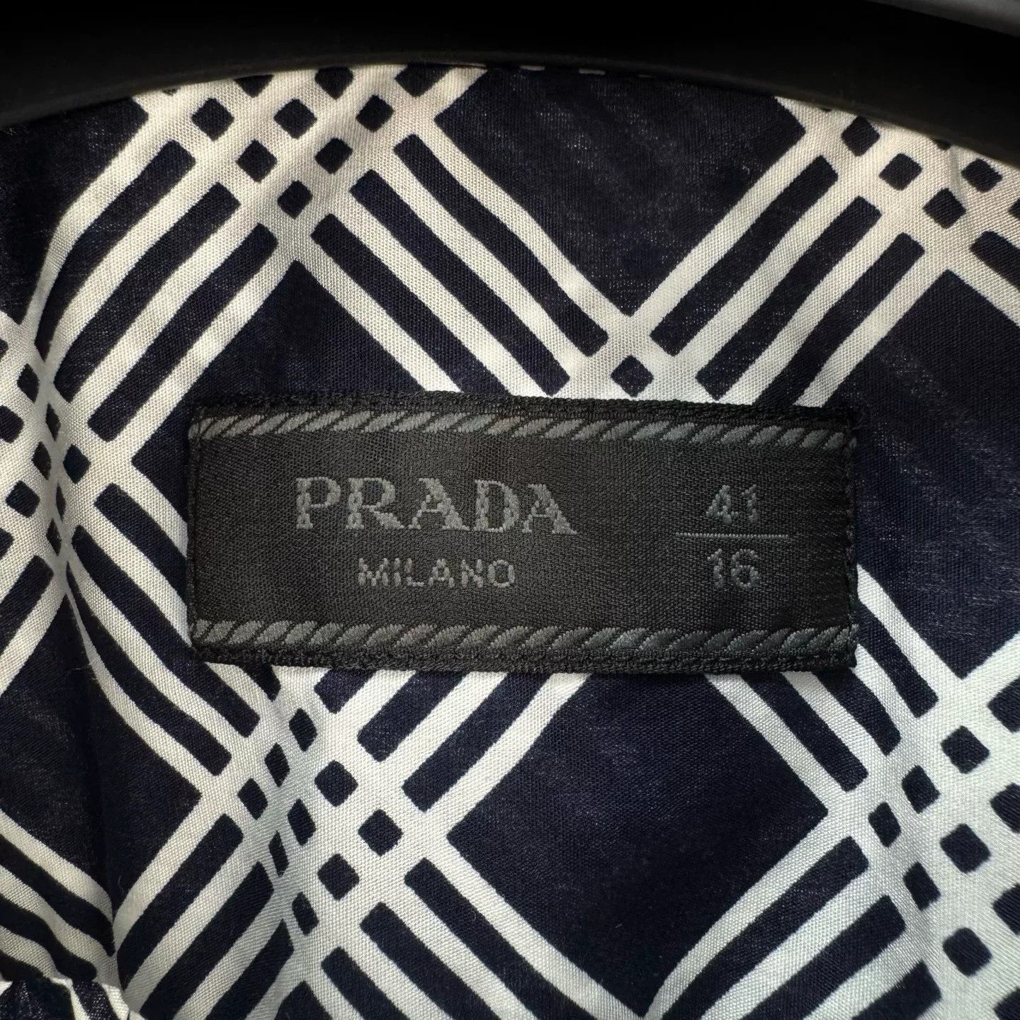 Prada Prada Plaid Short-Sleeve Shirt Size US M / EU 48-50 / 2 - 5 Thumbnail