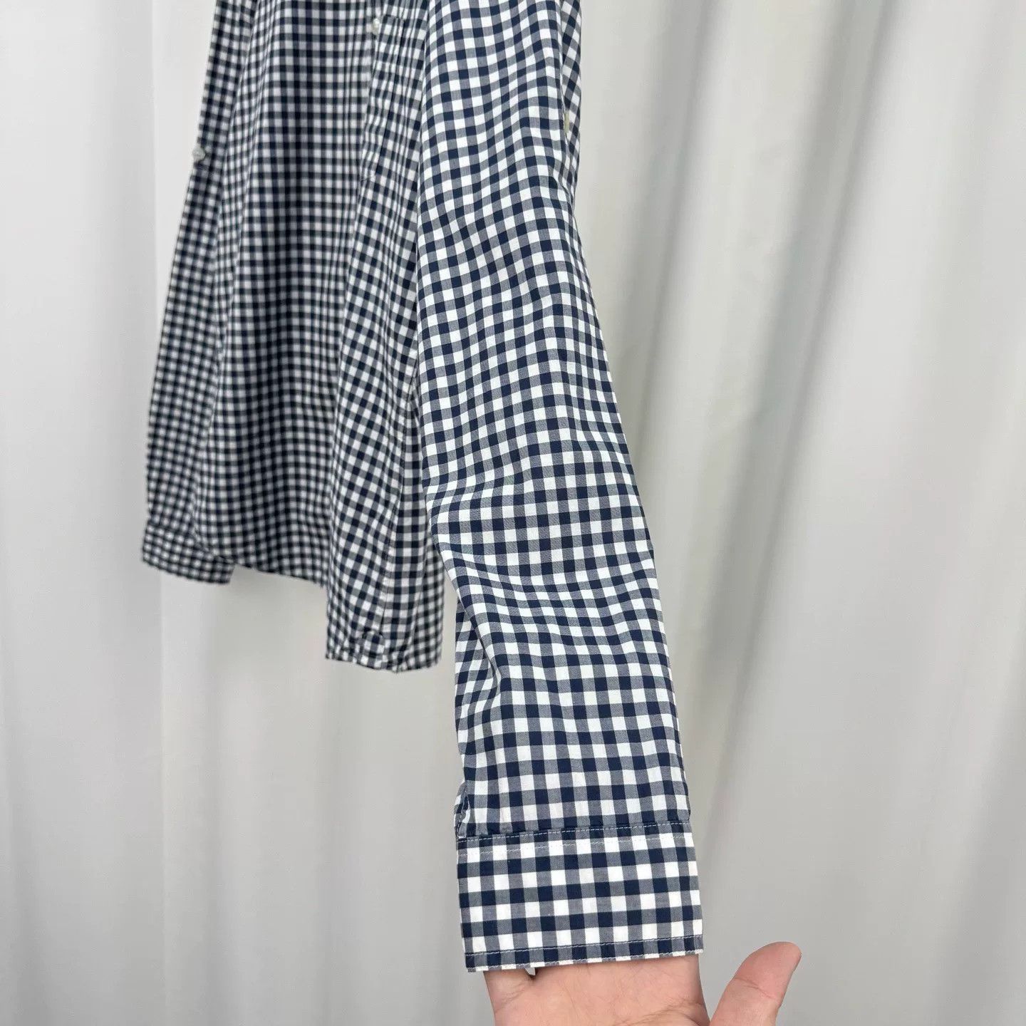 Burberry Burberry Embroidered Equestrian Check Long-Sleeve Shirt Size US M / EU 48-50 / 2 - 4 Thumbnail