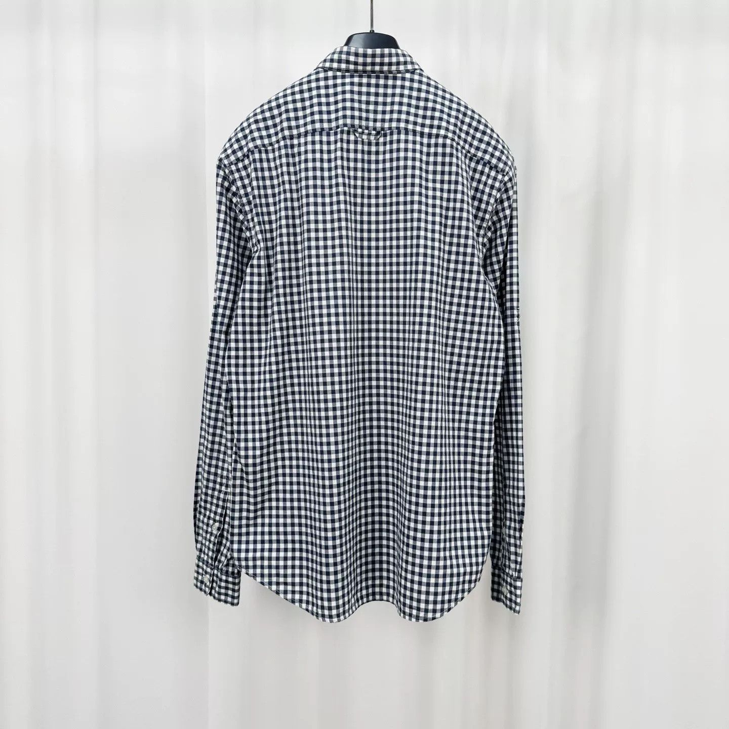Burberry Burberry Embroidered Equestrian Check Long-Sleeve Shirt Size US M / EU 48-50 / 2 - 2 Thumbnail