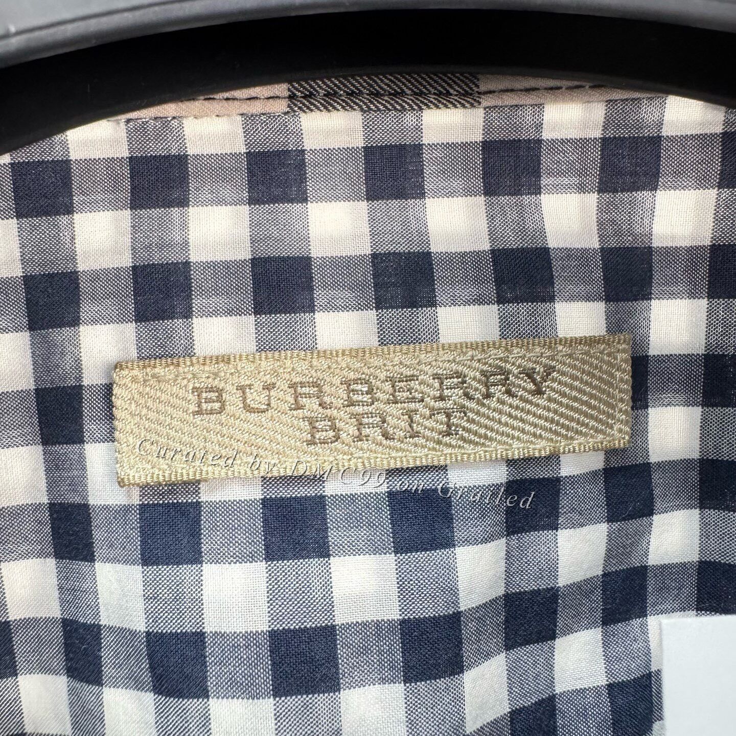 Burberry Burberry Embroidered Equestrian Check Long-Sleeve Shirt Size US M / EU 48-50 / 2 - 5 Thumbnail