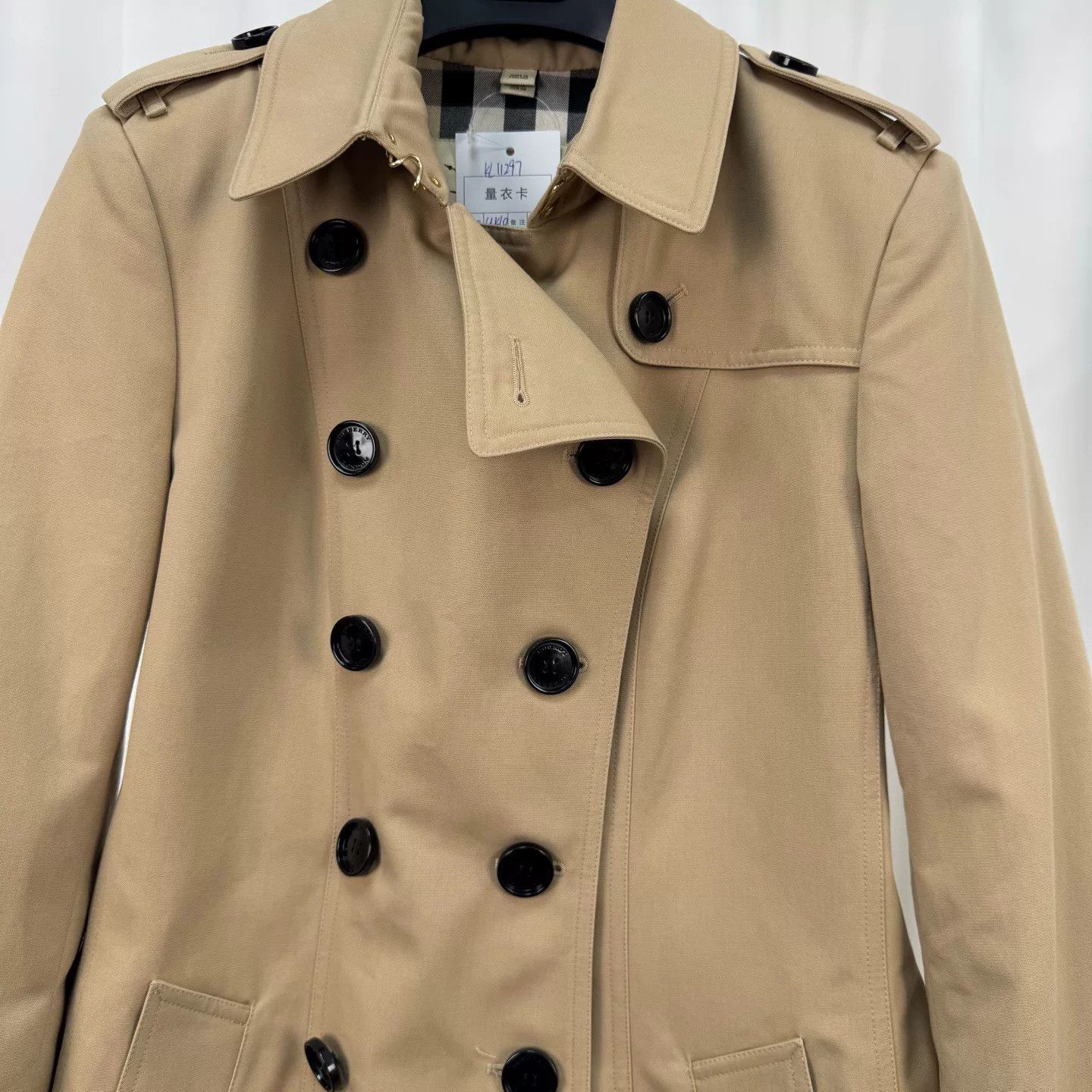 Burberry Burberry Double-Breasted Check Trench Coat Size S / US 4 / IT 40 - 3 Thumbnail