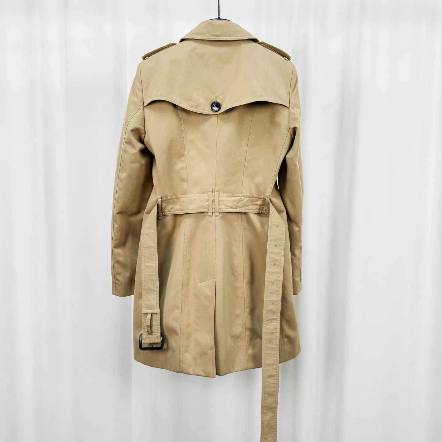Burberry Burberry Double-Breasted Check Trench Coat Size S / US 4 / IT 40 - 2 Thumbnail