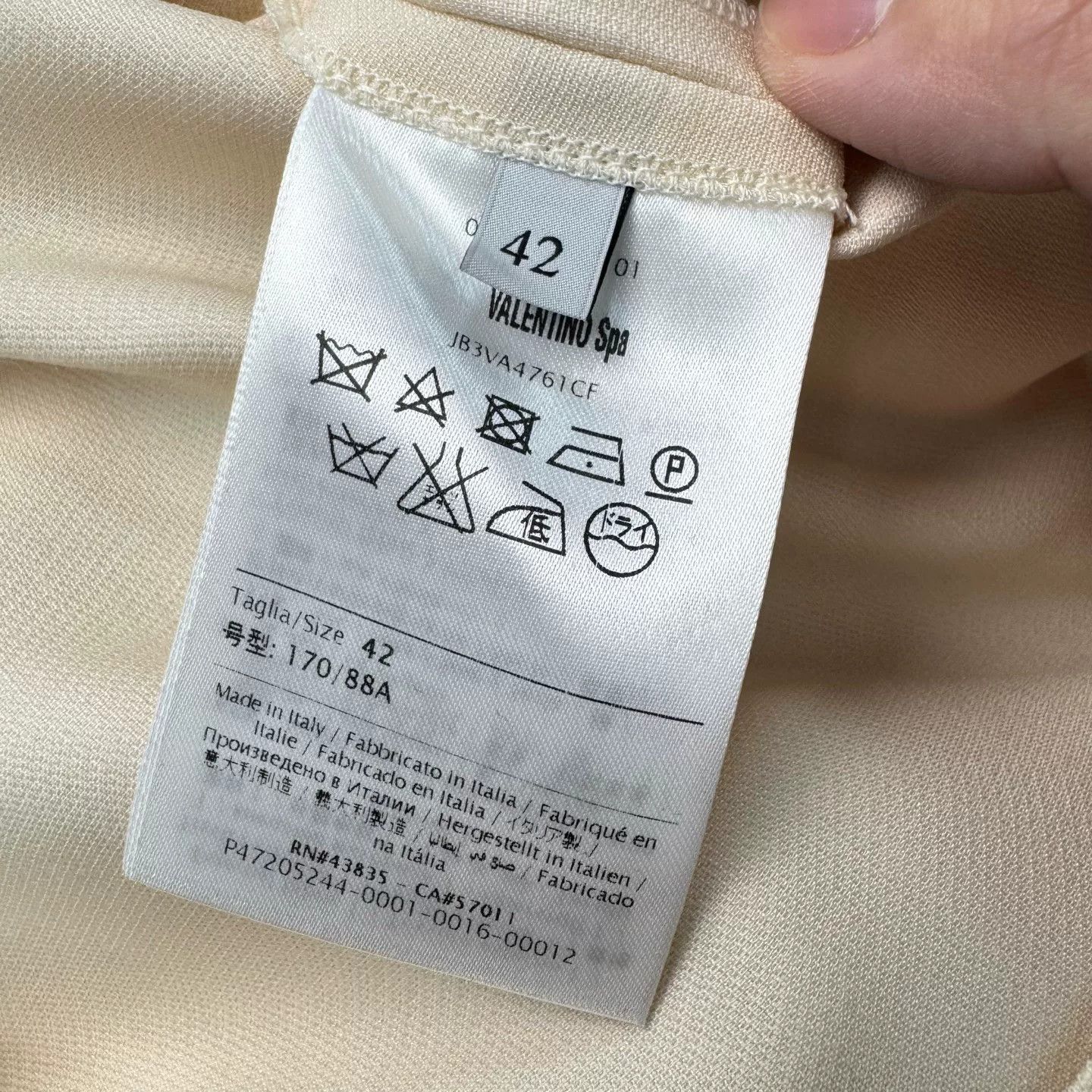 Valentino Valentino Wool Dress with Embroidered Ruffle Hem Size M / US 6-8 / IT 42-44 - 8 Thumbnail