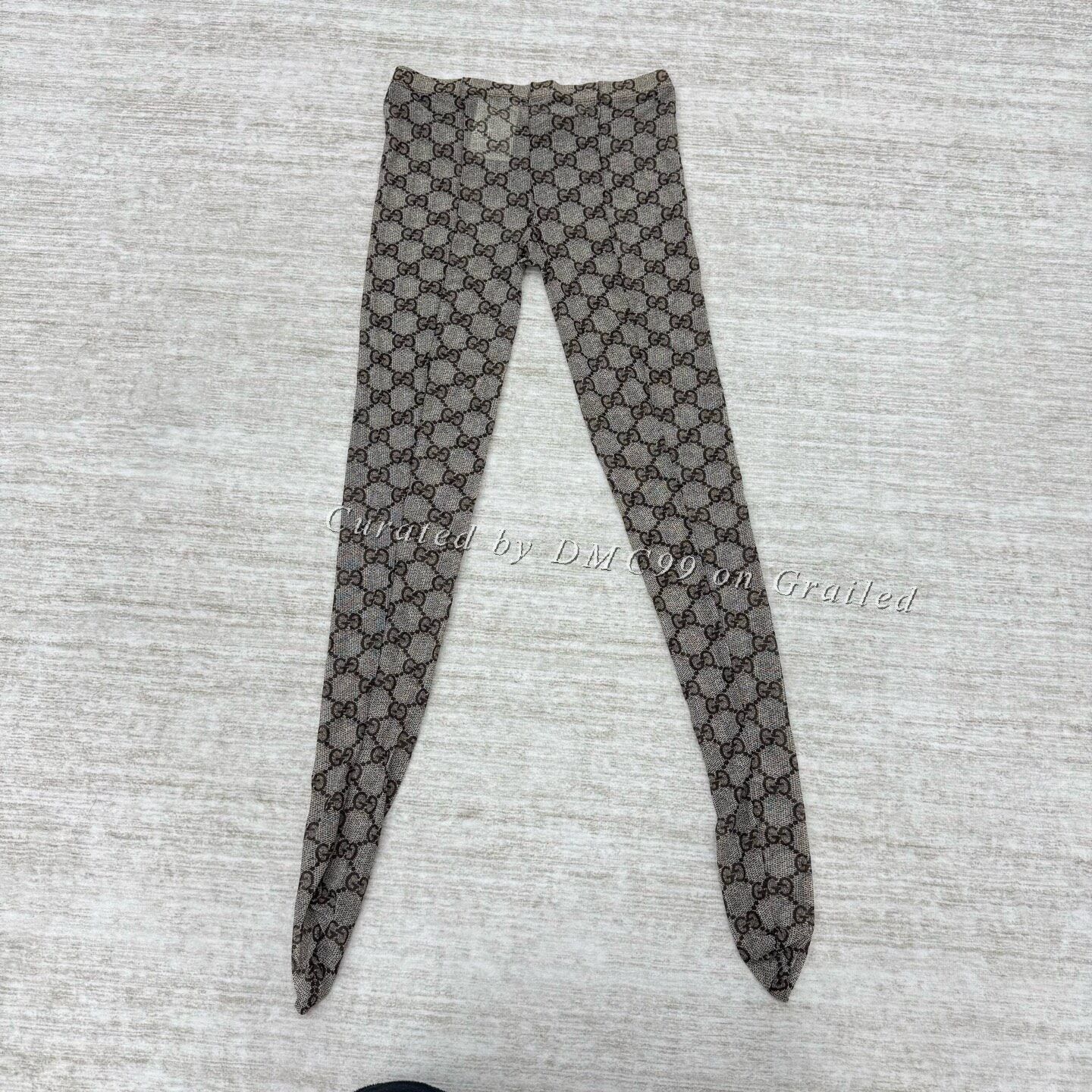 Gucci Gucci Monogram Print Tights Size ONE SIZE - 2 Thumbnail