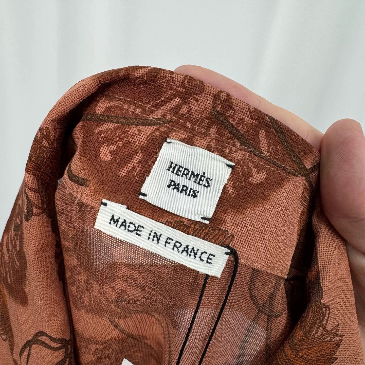 Hermes Hermes Silk Shirt Top Size XS / US 0-2 / IT 36-38 - 5 Thumbnail