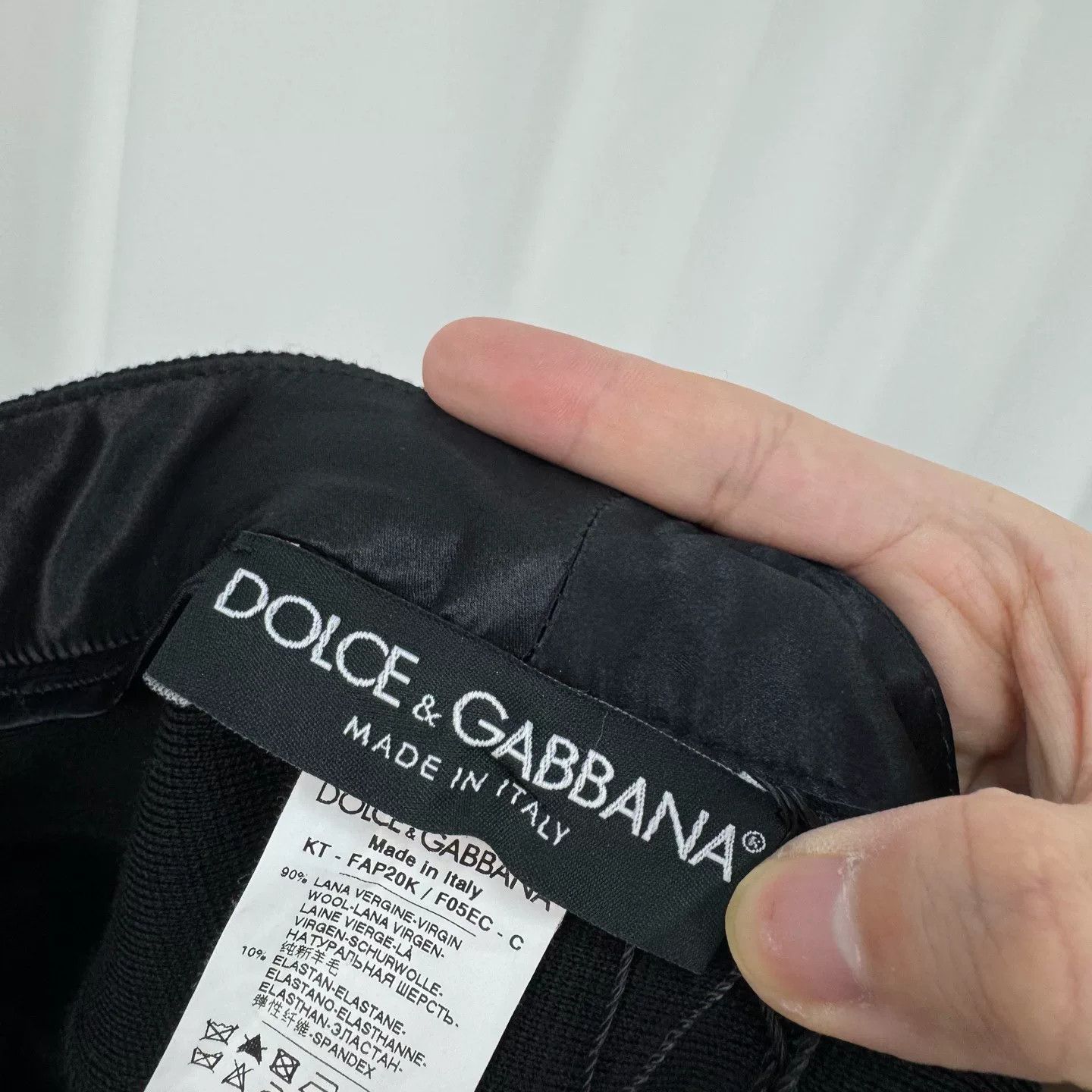 Dolce & Gabbana Dolce&Gabbana Black Knit Wool Casual Pants Size US 40 / EU 56 - 5 Thumbnail