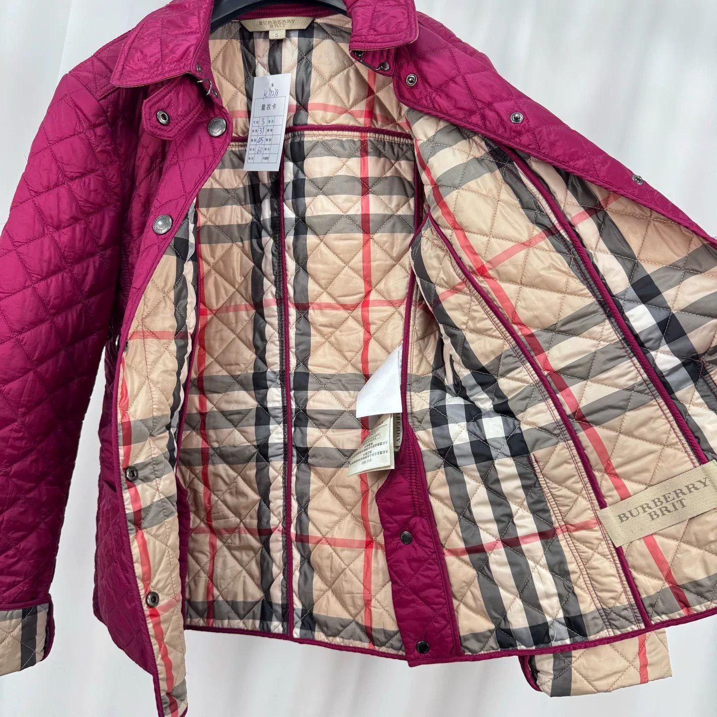 Burberry Burberry Quilted Check Puffer Jacket Size S / US 4 / IT 40 - 5 Thumbnail
