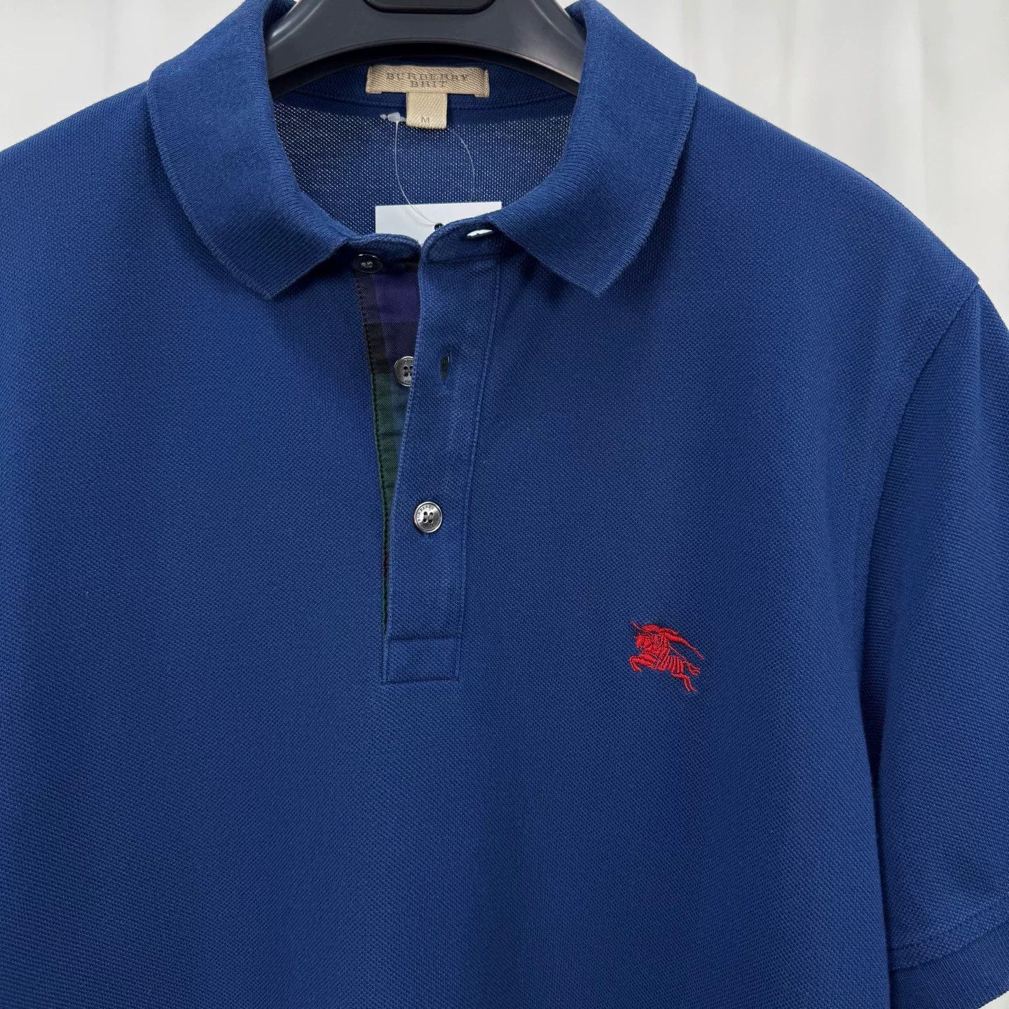 Burberry Burberry Embroidered Horse Check Polo Size US M / EU 48-50 / 2 - 3 Thumbnail