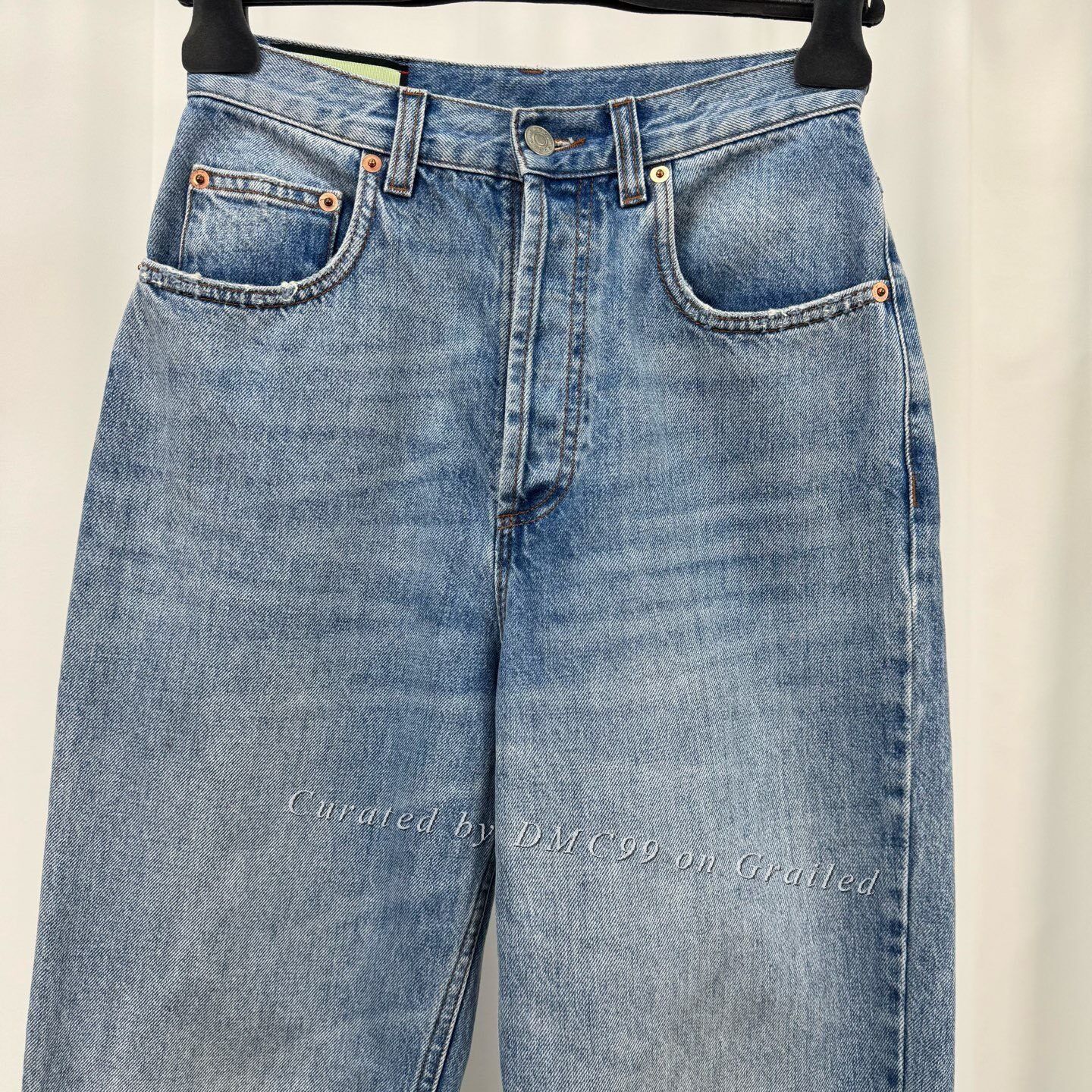 Gucci Gucci Embroidered Double G Apple Jeans Size 24" / US 00 / IT 34 - 3 Thumbnail
