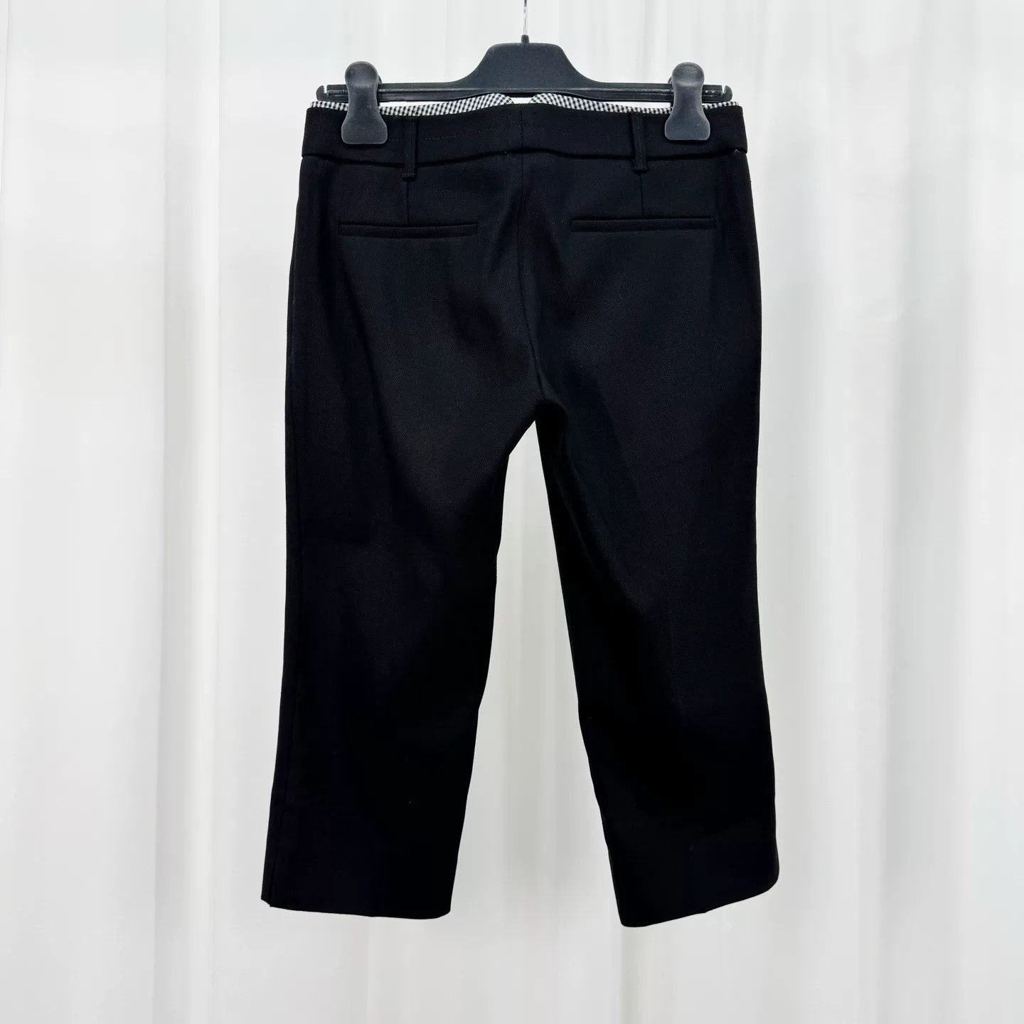 Gucci Gucci Black Checkered Patchwork Cropped Pants Size 38" / US 16 / IT 52 - 2 Thumbnail