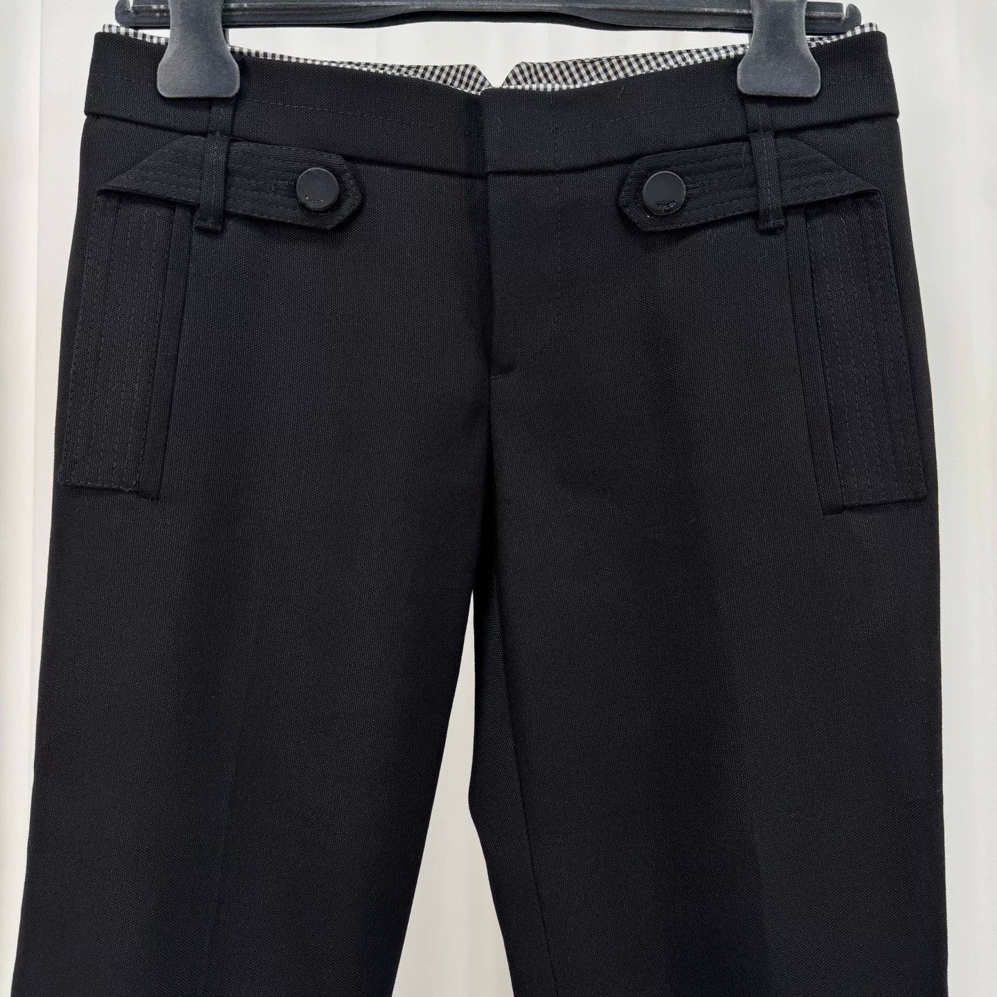 Gucci Gucci Black Checkered Patchwork Cropped Pants Size 38" / US 16 / IT 52 - 3 Thumbnail