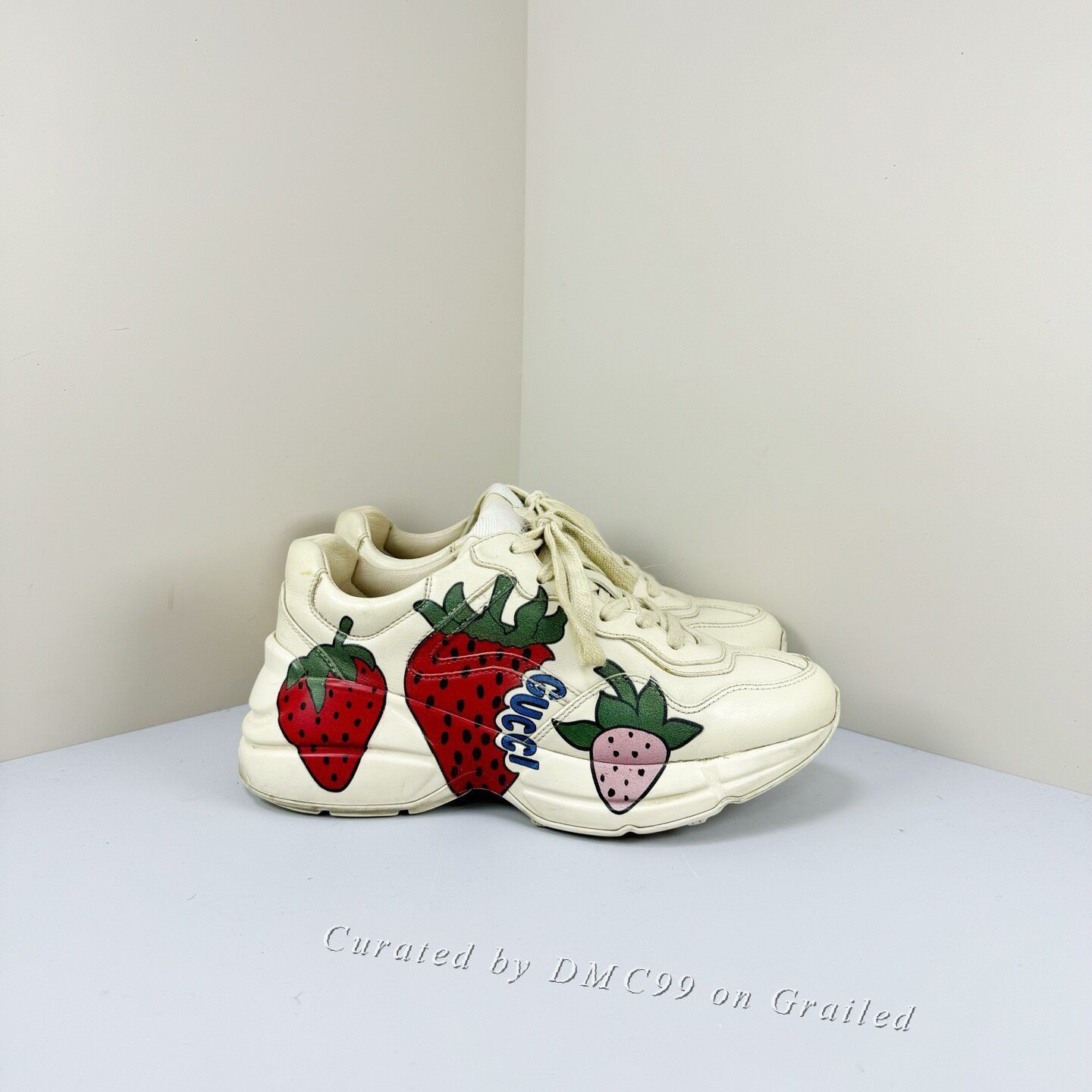 Gucci Gucci Strawberry Letter Dad Shoes Size US 4 / IT 34 - 4 Thumbnail