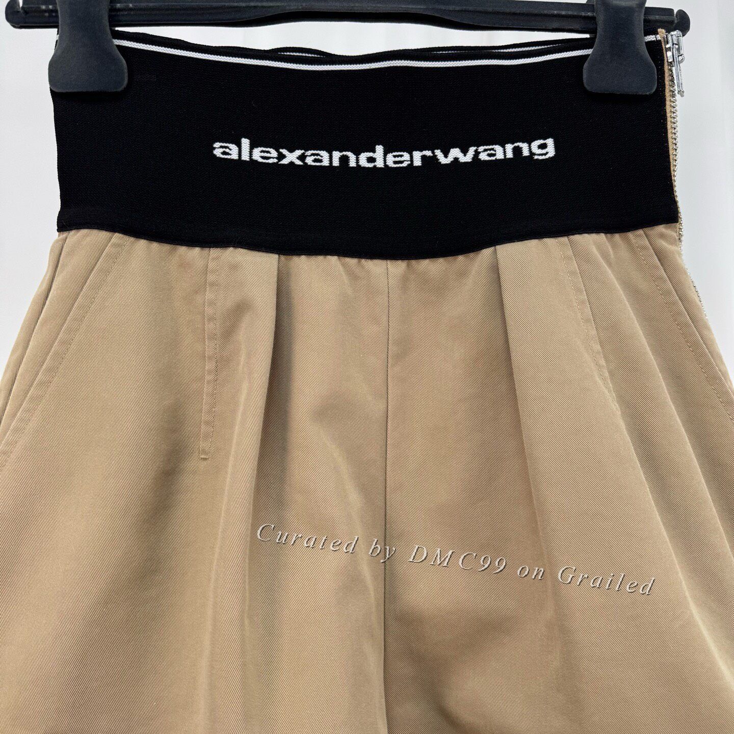 Alexander Wang Alexander Wang Khaki Letter Shorts Size 22" - 3 Thumbnail